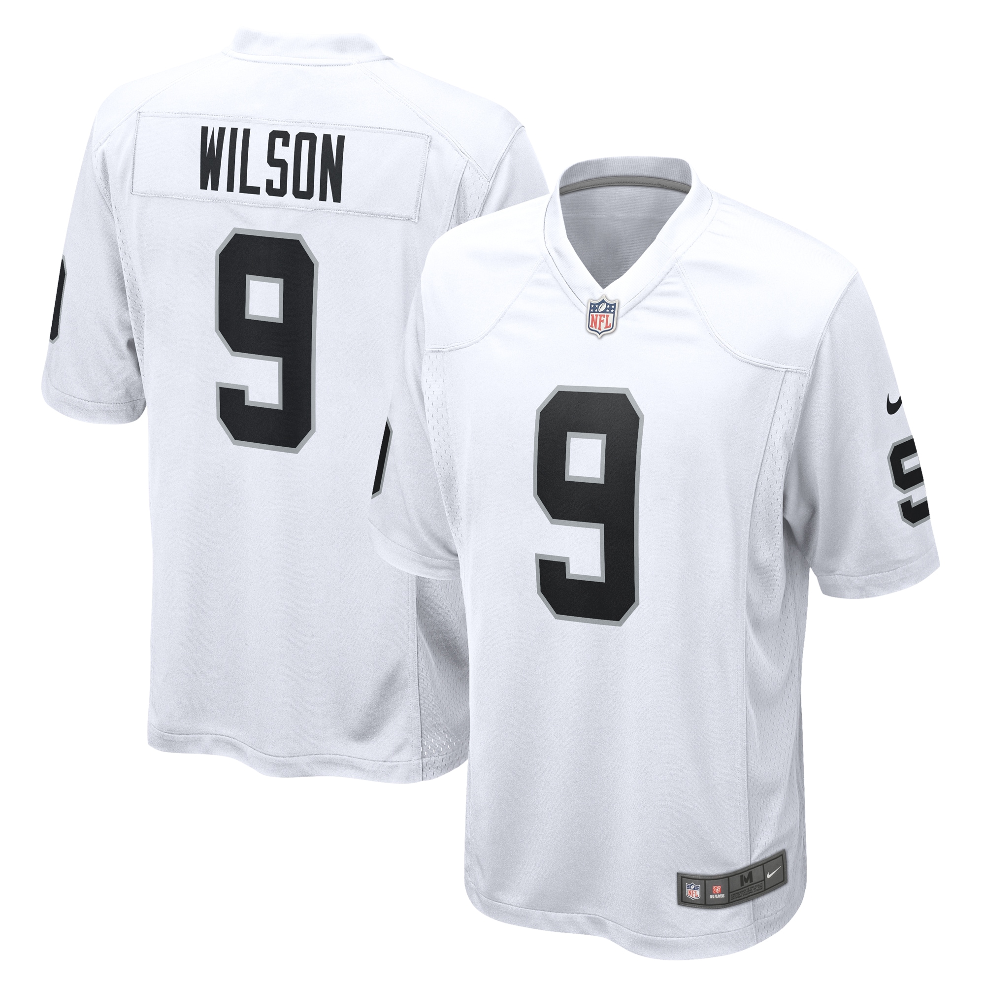 Men's Las Vegas Raiders Tyree Wilson White Game Jersey Js8734