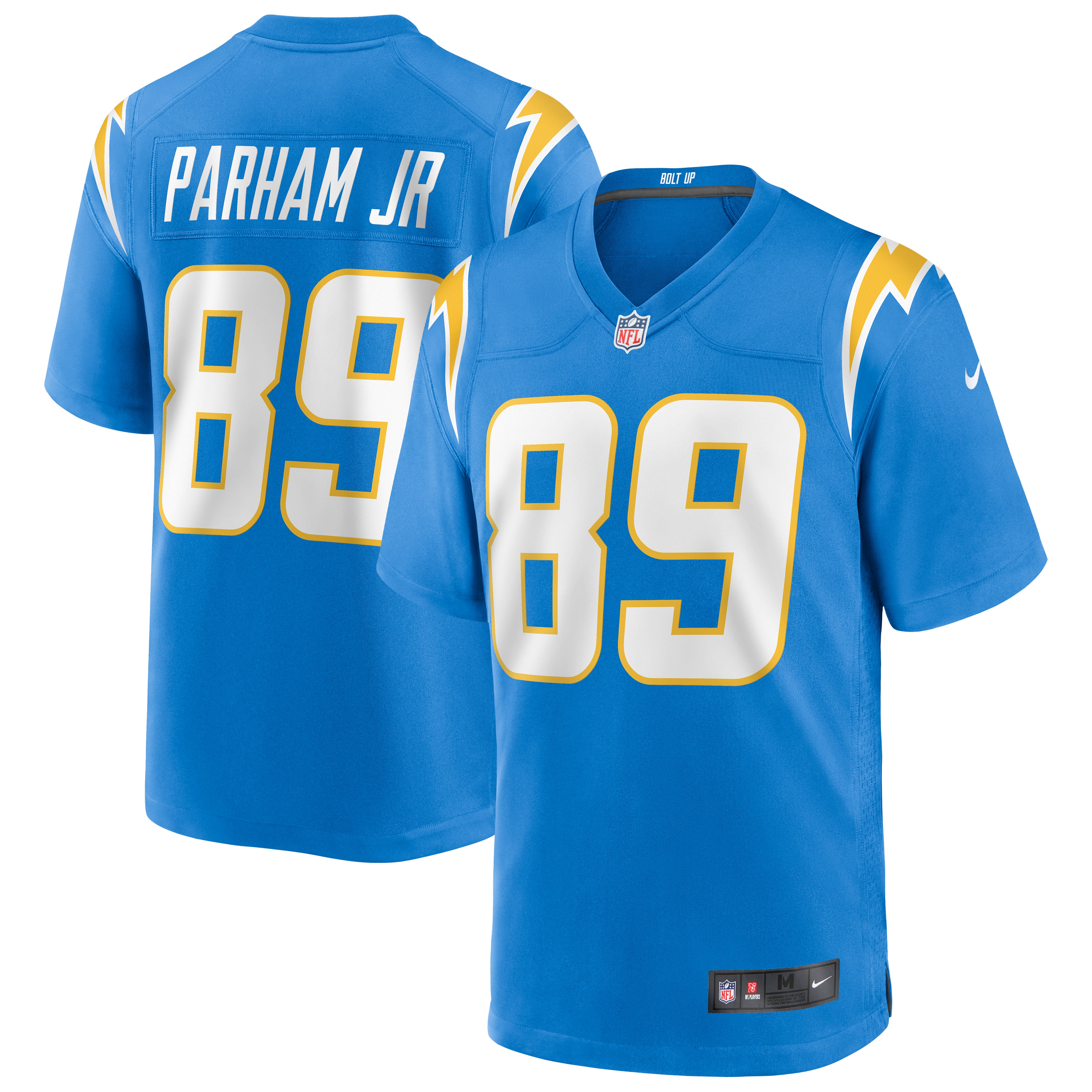 Men's Los Angeles Chargers Donald Parham Jr. Powder Blue Game Jersey Js3132