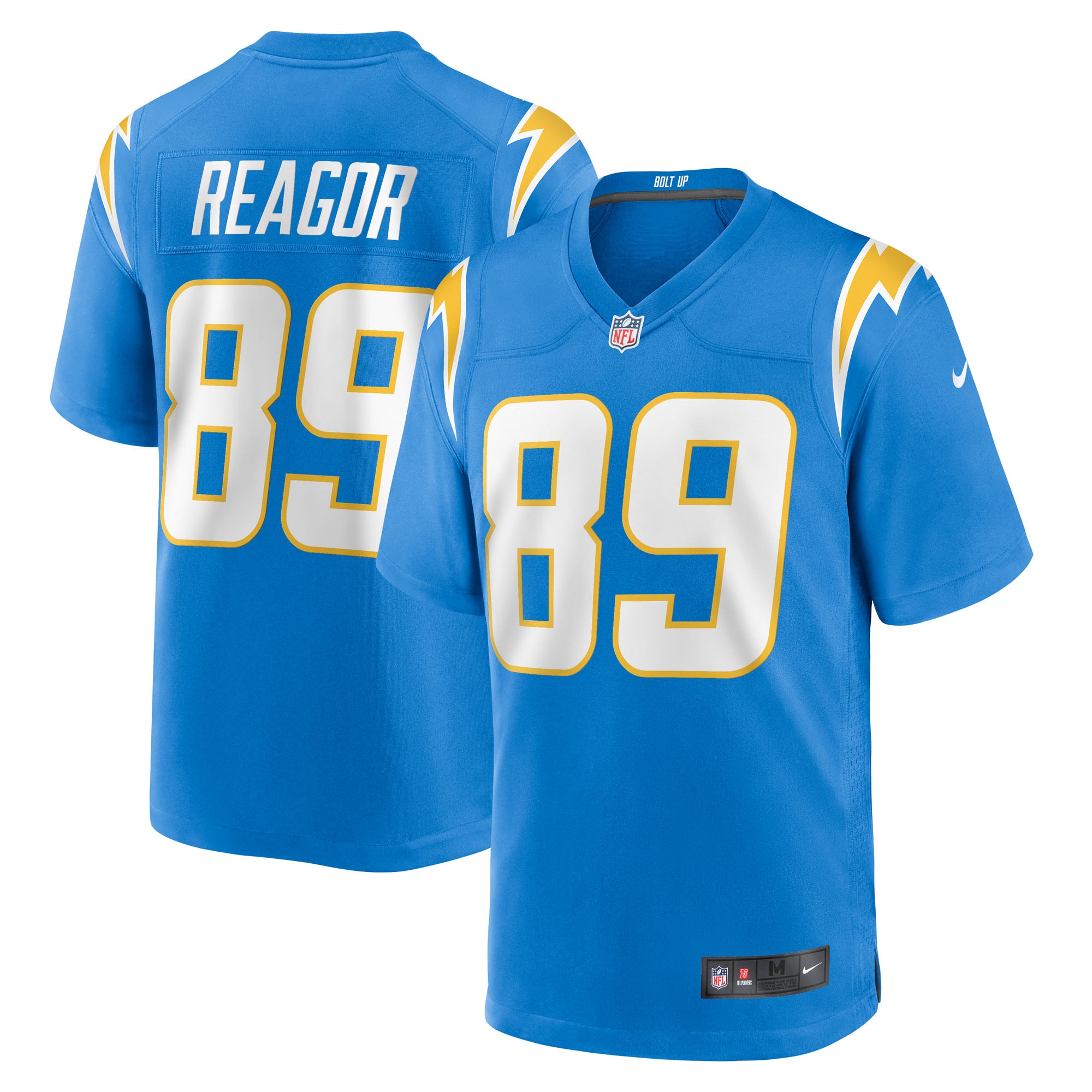 Men's Los Angeles Chargers Jalen Reagor Powder Blue Team Game Jersey Js3142