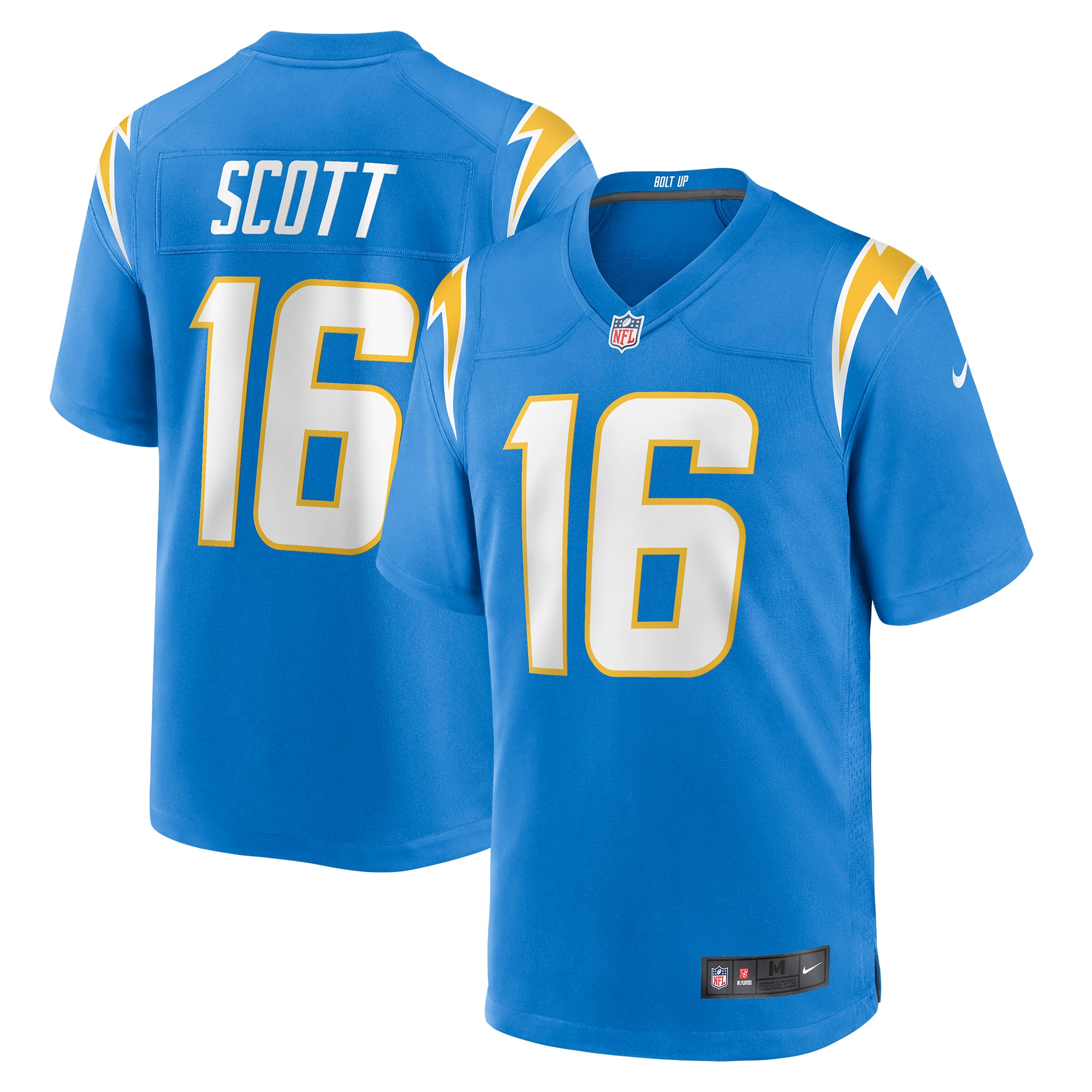 Men's Los Angeles Chargers Jk Scott Powder Blue Game Jersey Js7508