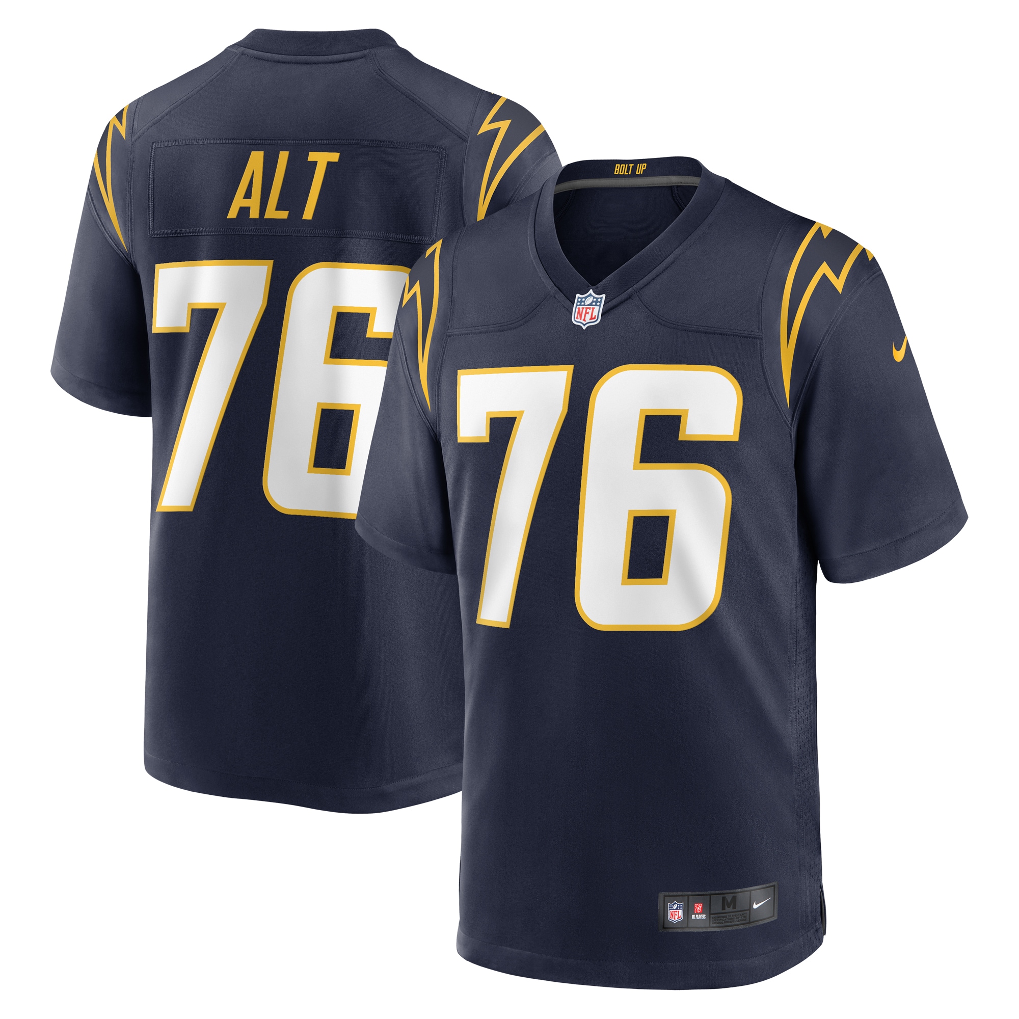 Men's Los Angeles Chargers Joe Alt Navy Player Game Jersey Js6863