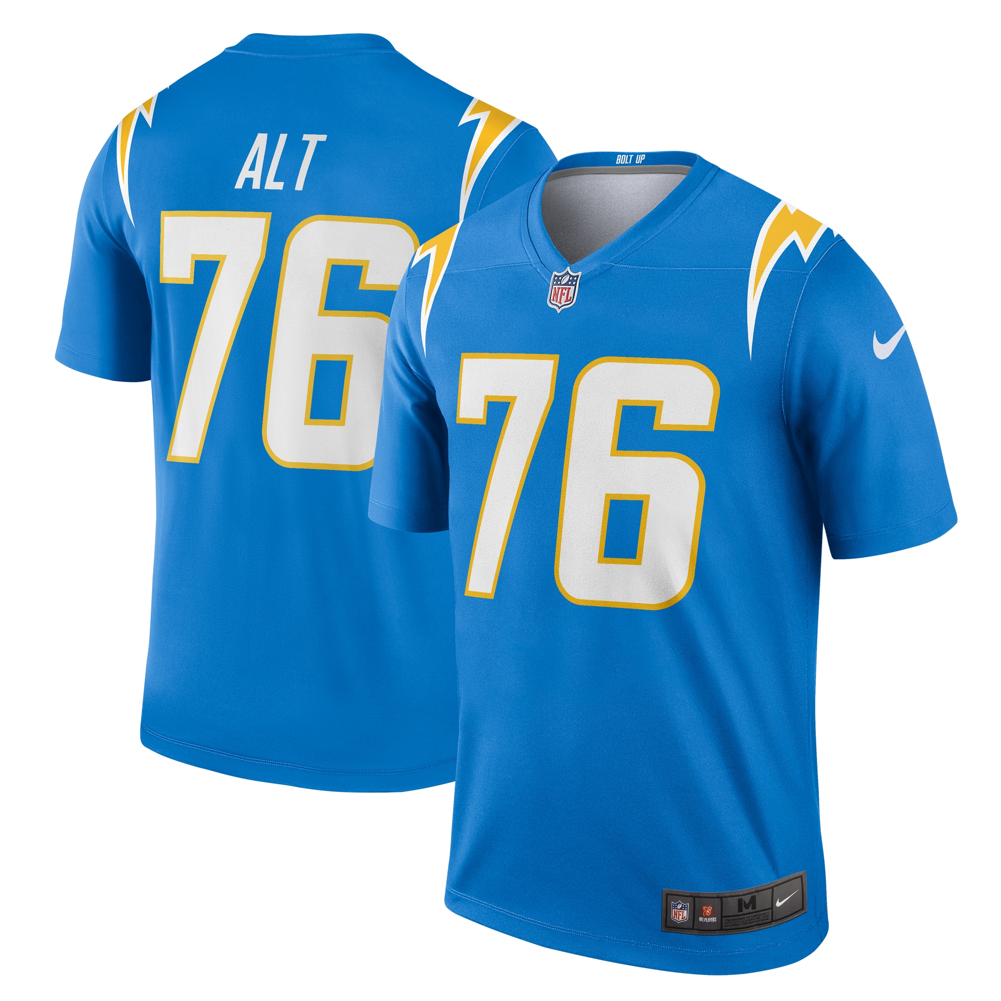 Men's Los Angeles Chargers Joe Alt Powder Blue Team Legend Player Performance Top Js1870