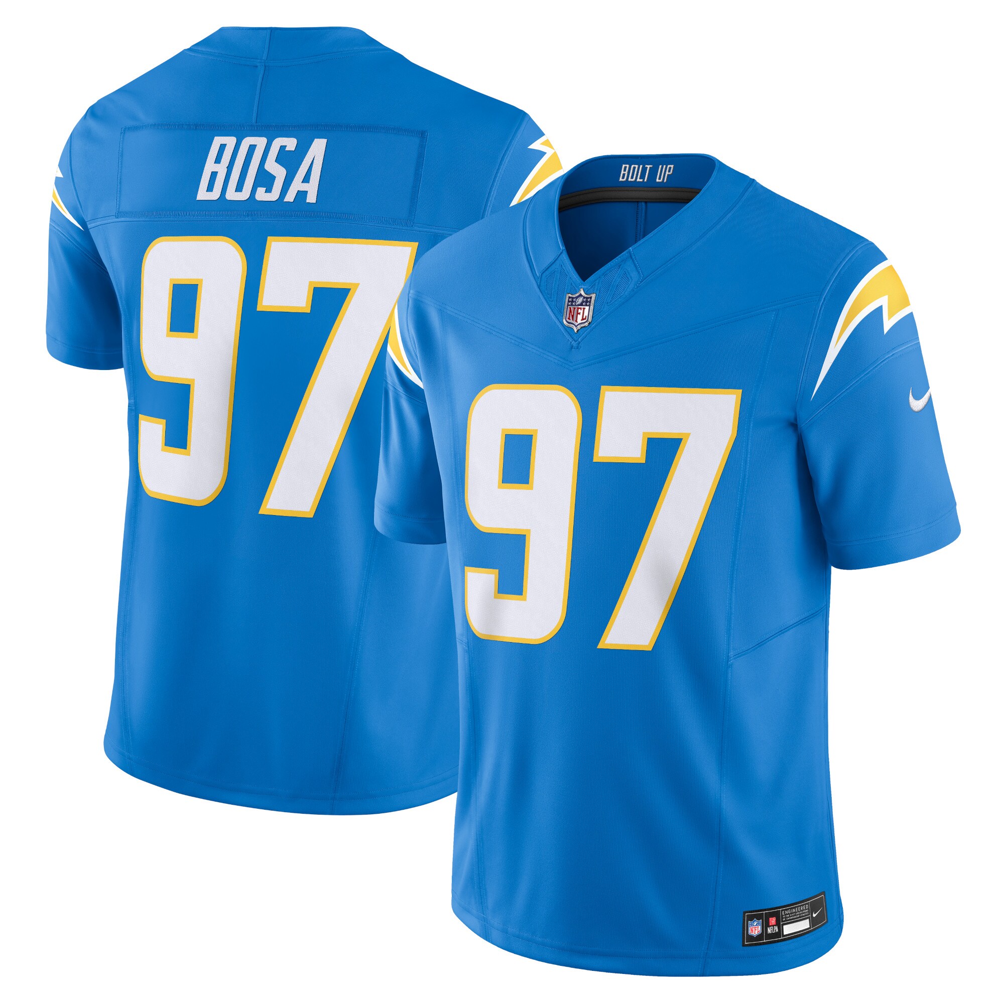 Men's Los Angeles Chargers Joey Bosa Powder Blue Vapor F.u.s.e. Limited Jersey Js5162
