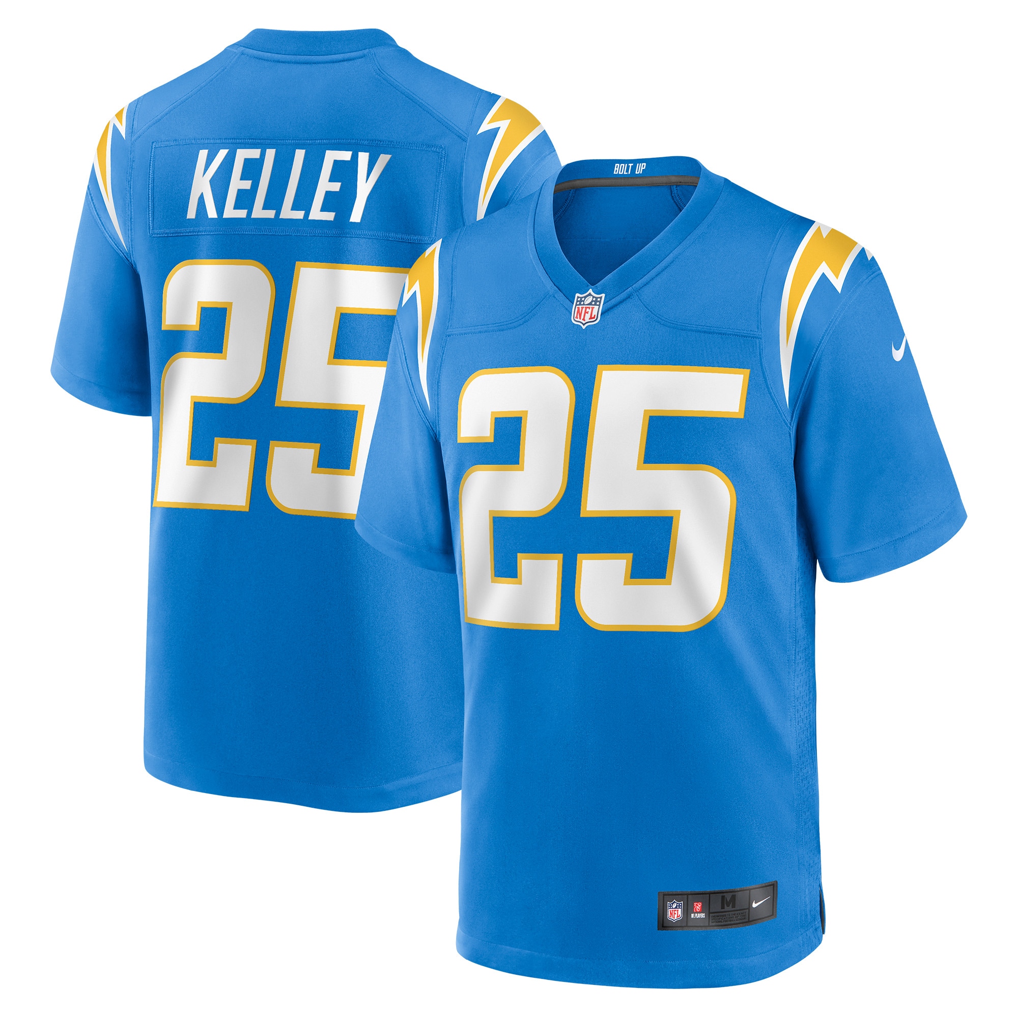 Men's Los Angeles Chargers Joshua Kelley Powder Blue Game Jersey Js7579