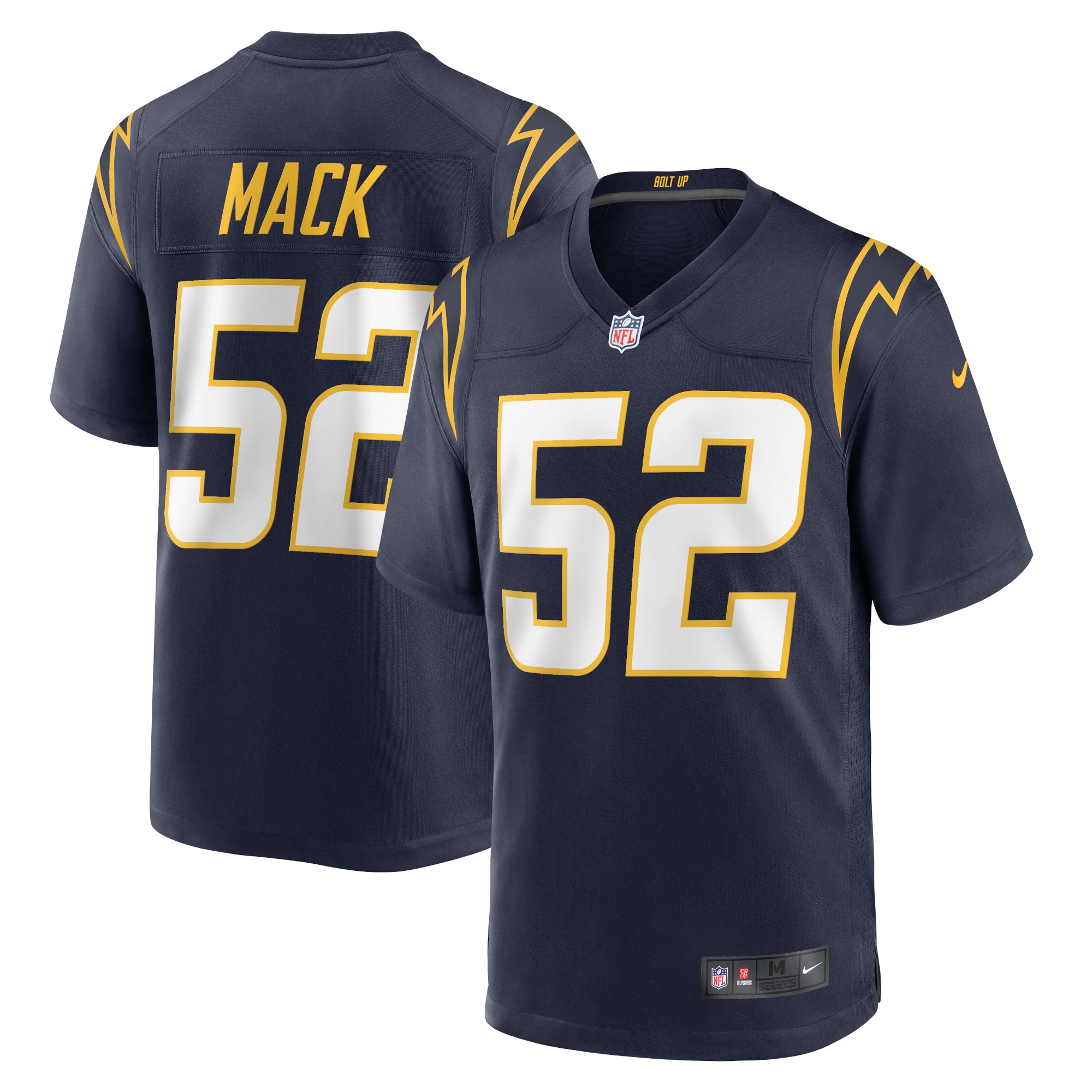 Men's Los Angeles Chargers Khalil Mack Navy Alternate Game Jersey Js5852
