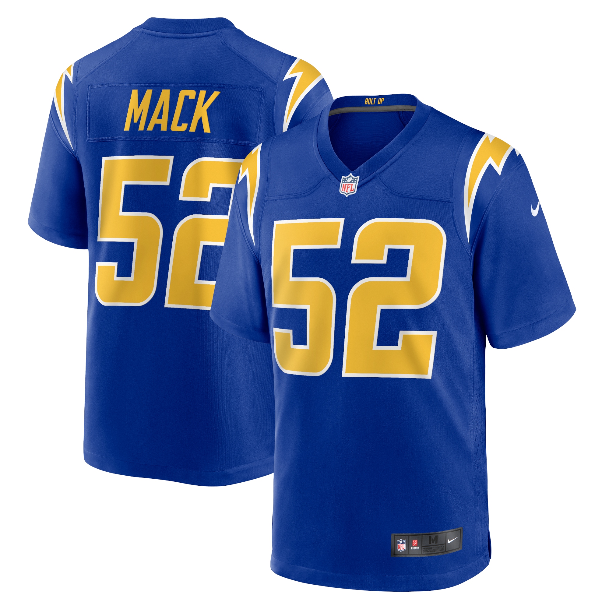 Men's Los Angeles Chargers Khalil Mack Royal Alternate Game Jersey Js8837