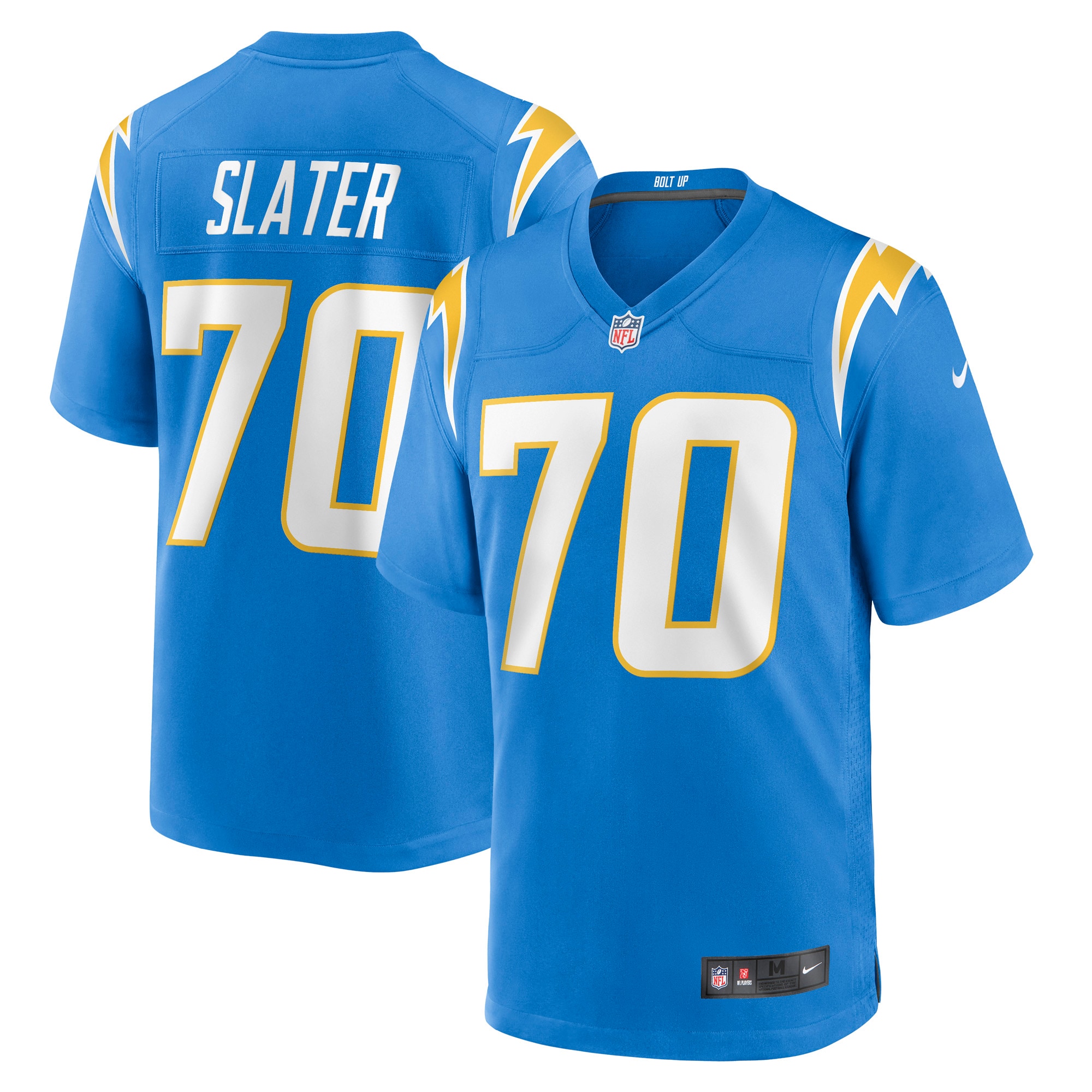 Men's Los Angeles Chargers Rashawn Slater Powder Blue Game Jersey Js1428
