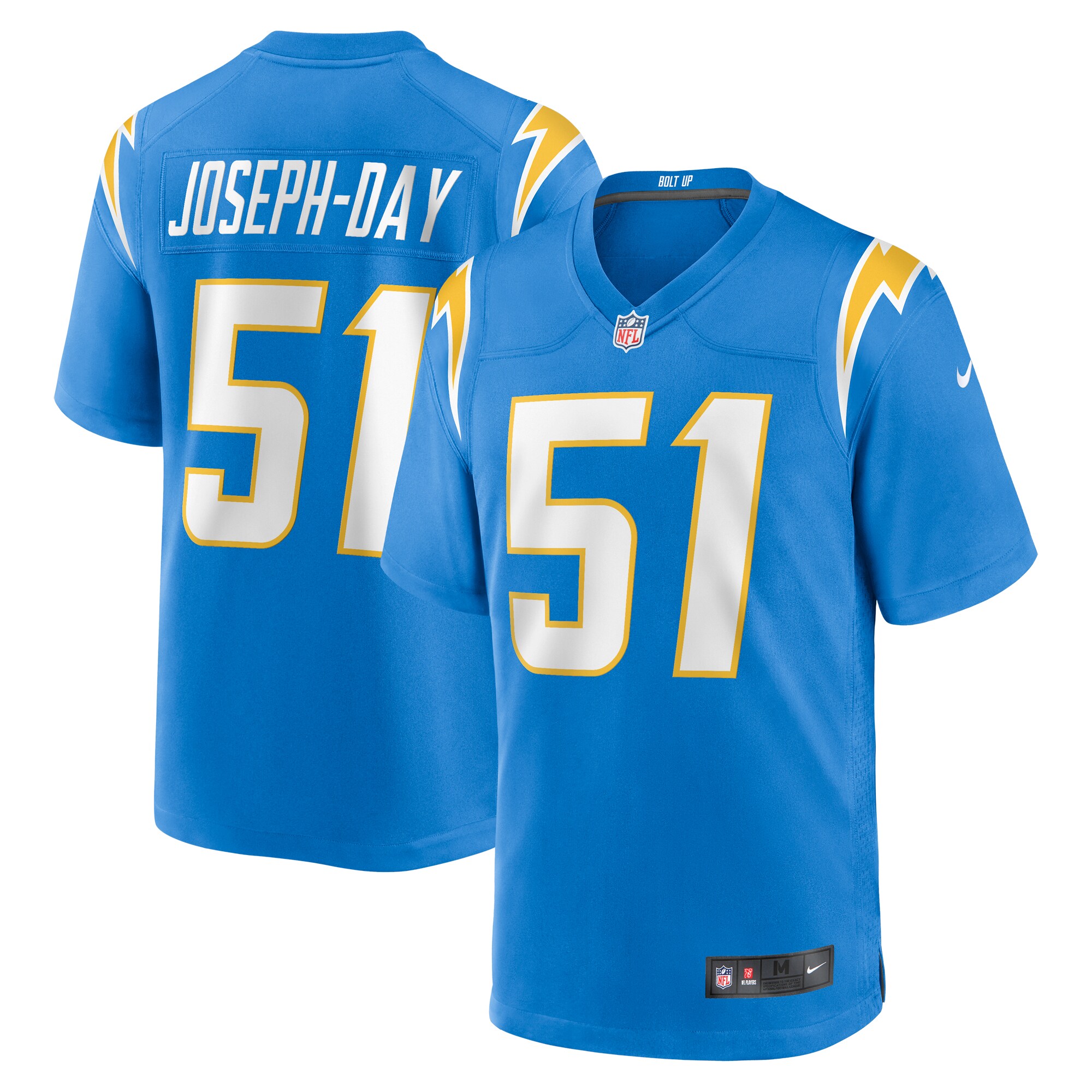 Men's Los Angeles Chargers Sebastian Joseph-day Powder Blue Game Player Jersey Js5549