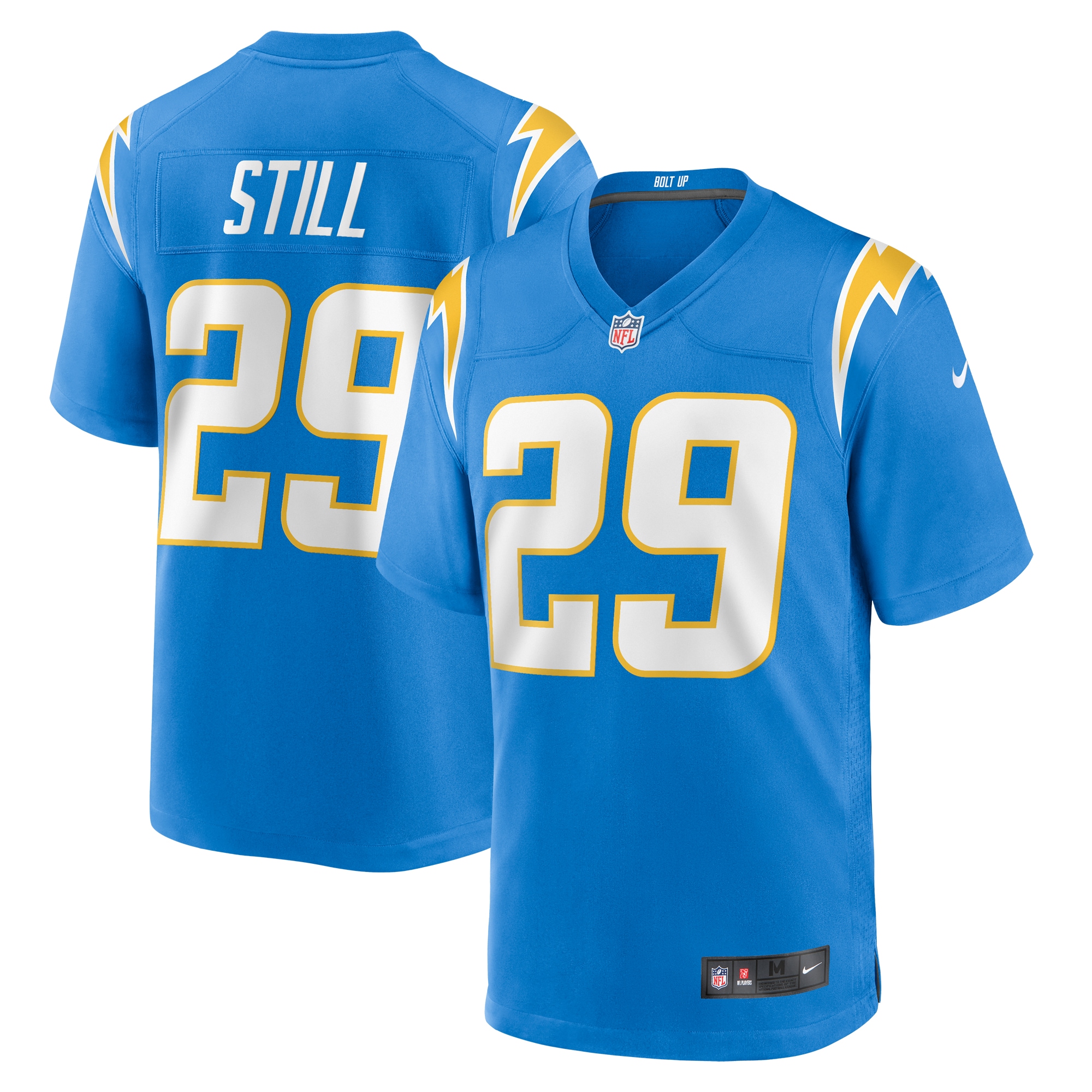 Men's Los Angeles Chargers Tarheeb Still Powder Blue Team Game Jersey Js2184