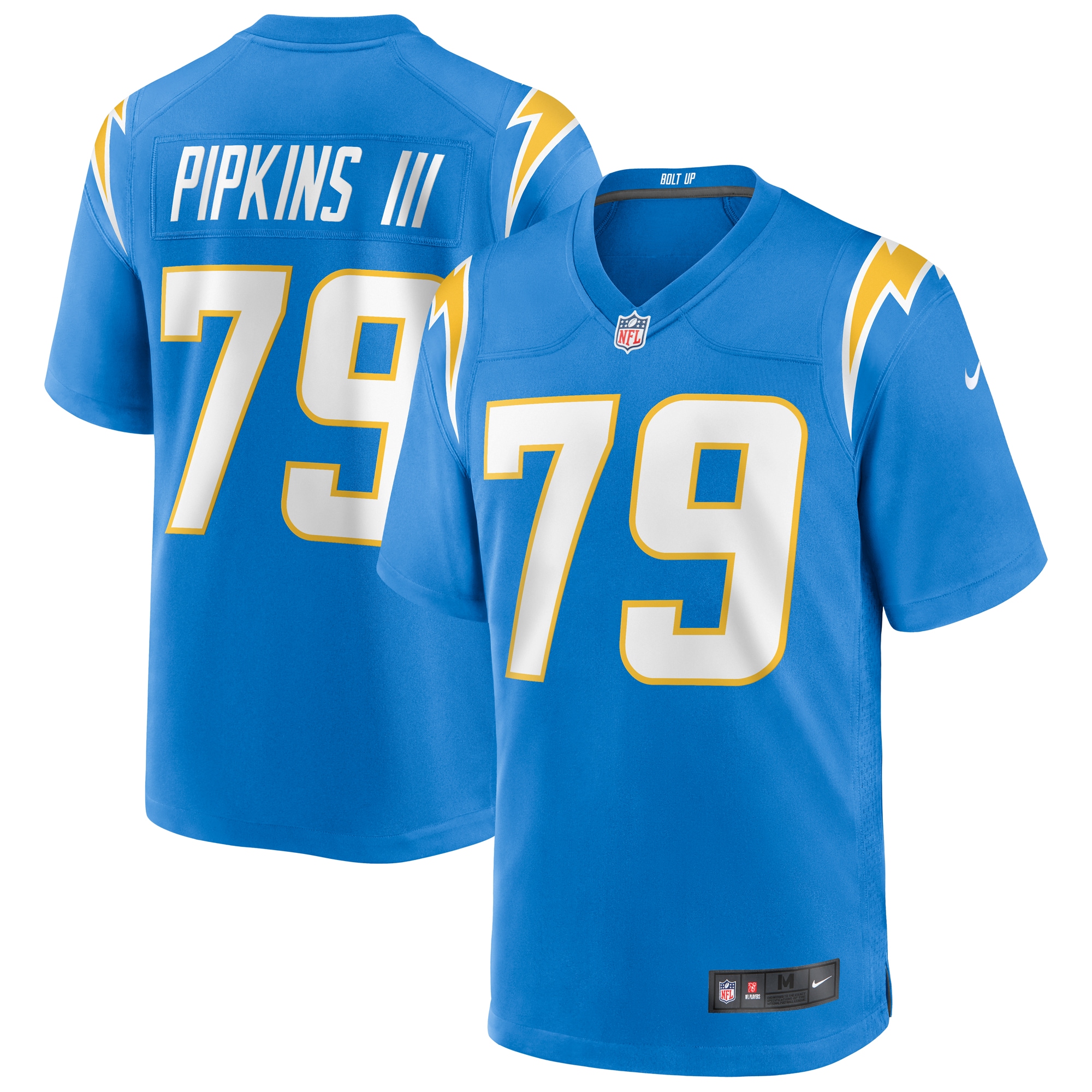 Men's Los Angeles Chargers Trey Pipkins Iii Powder Blue Game Jersey Js5287