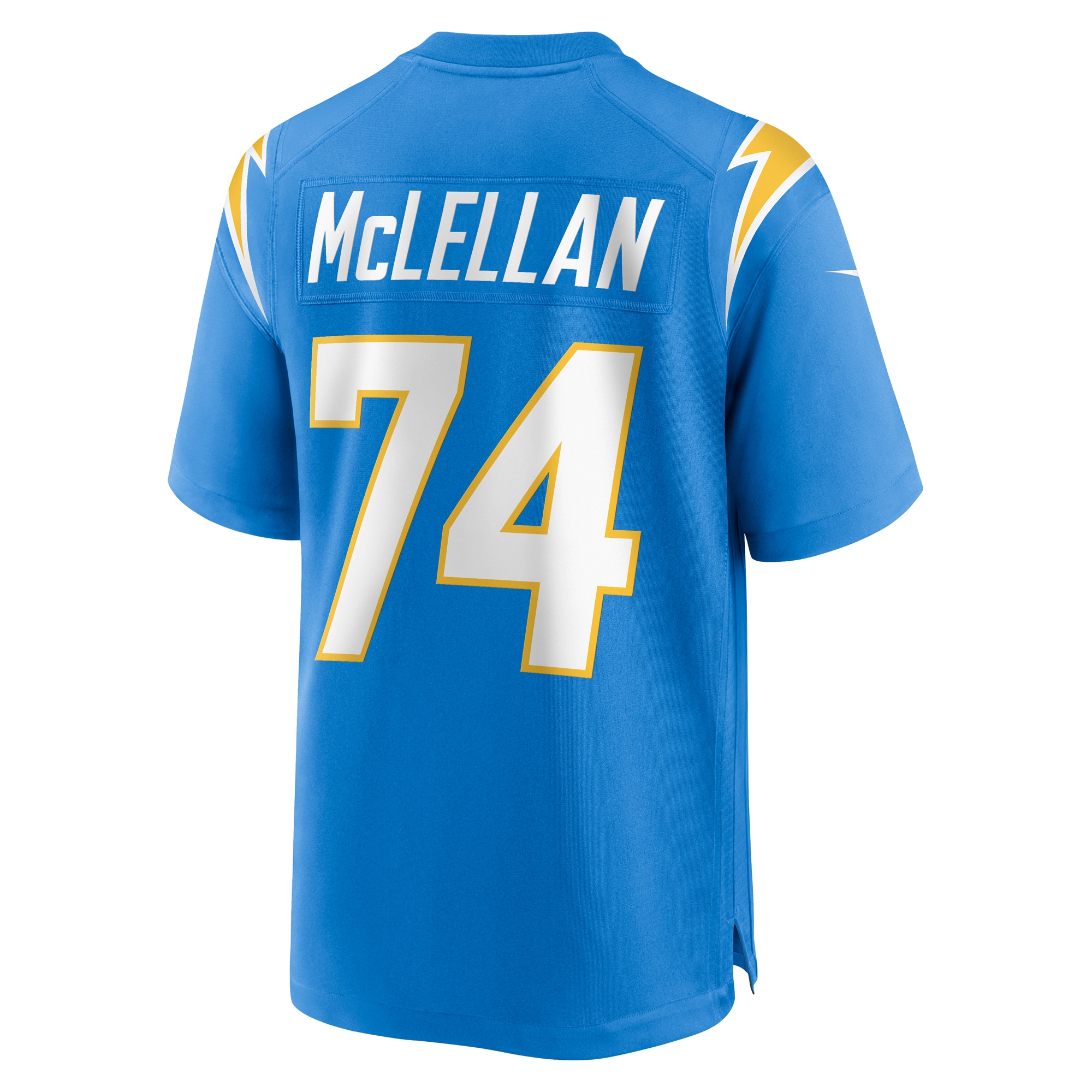 Men's Los Angeles Chargers Tyler Mclellan Powder Blue Team Game Jersey Js4757