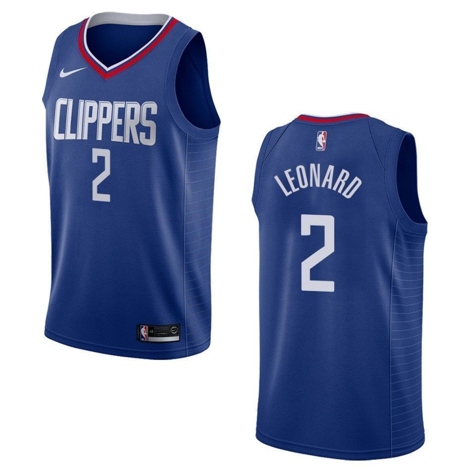 Men's Los Angeles Clippers 2 Kawhi Leonard Icon Swingman Jersey - Blue