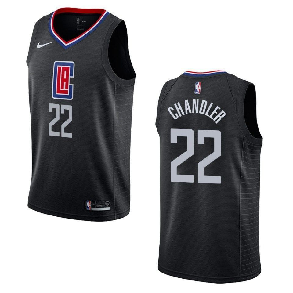 Men's Los Angeles Clippers 22 Wilson Chandler Statement Swingman Jersey - Black