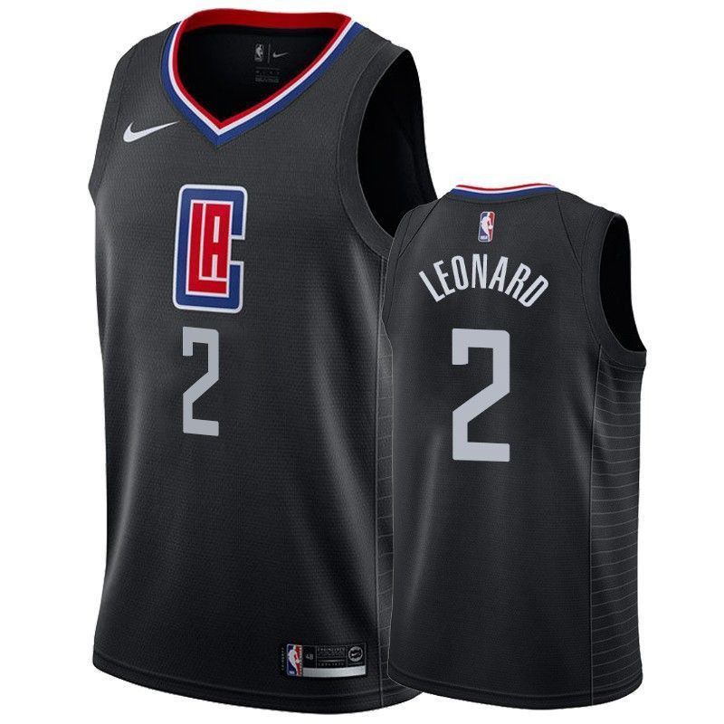 Men's Los Angeles Clippers Kawhi Leonard 2 Statet Jersey