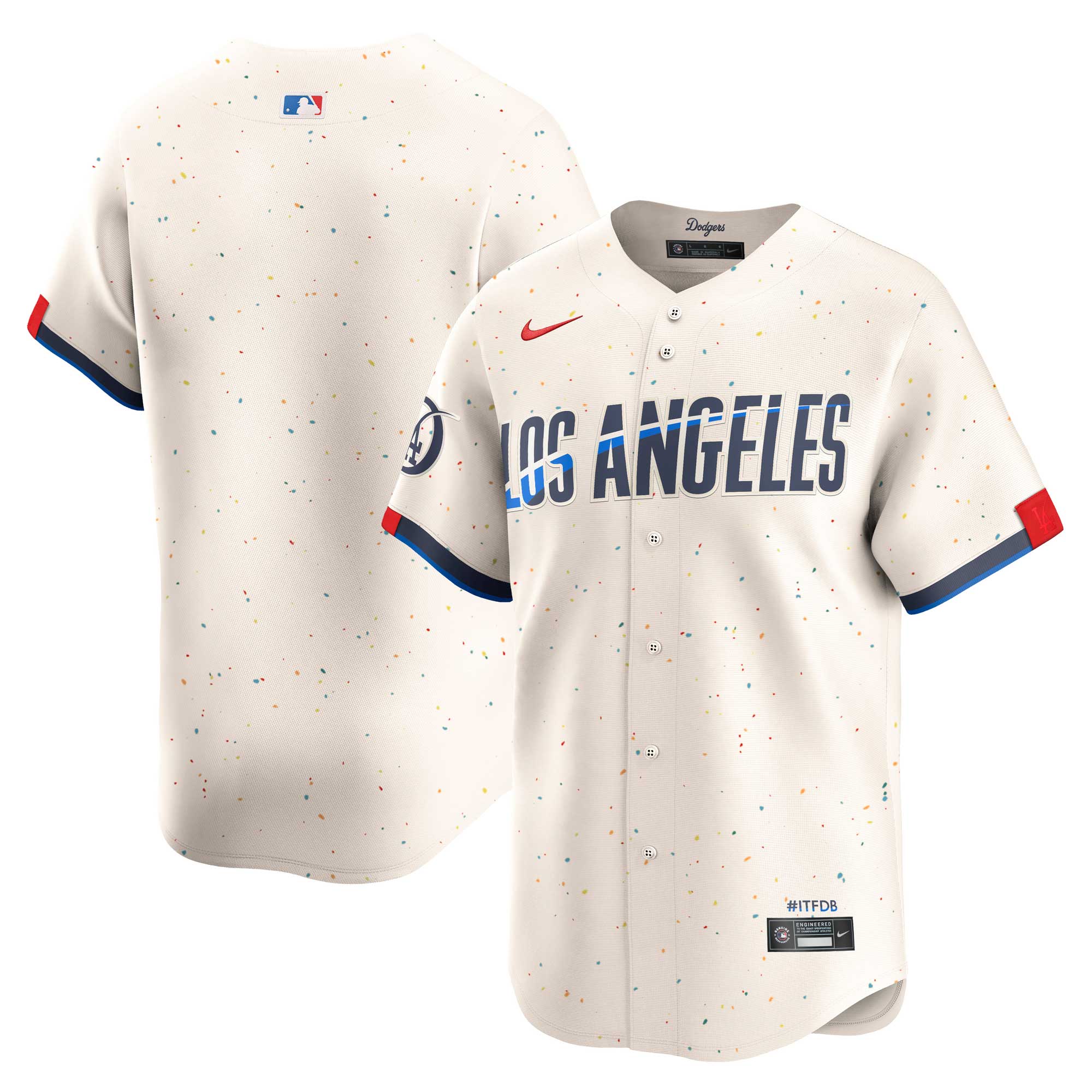 Men's Los Angeles Dodgers Cream 2024 City Connect Limited Jersey
