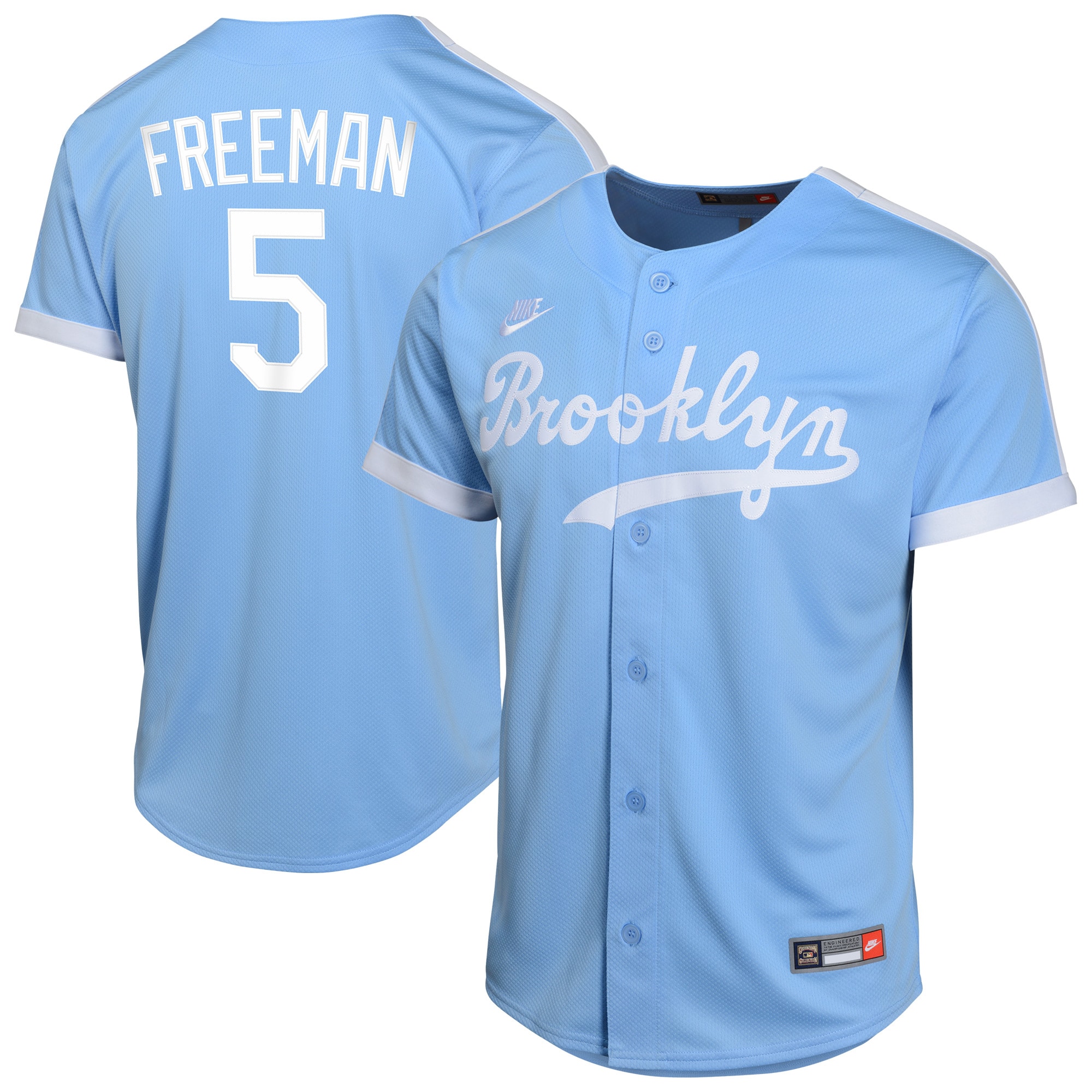 Men's Los Angeles Dodgers Freddie Freeman Royal Limited Cooperstown Collection Alternate Jersey