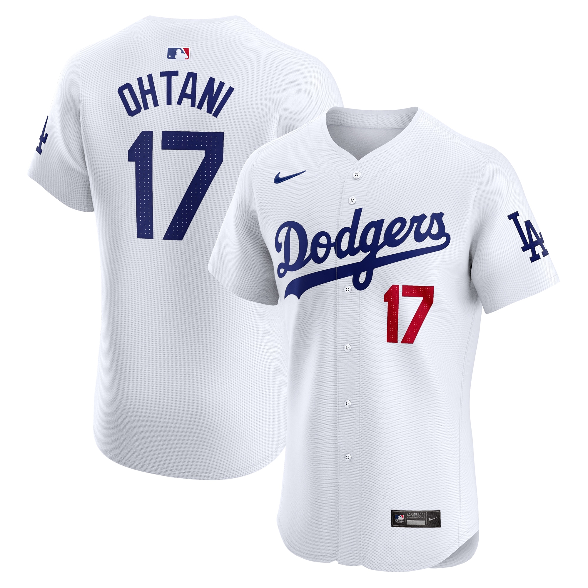 Men's Los Angeles Dodgers Shohei Ohtani White Home Vapor Premier Elite Player Jersey