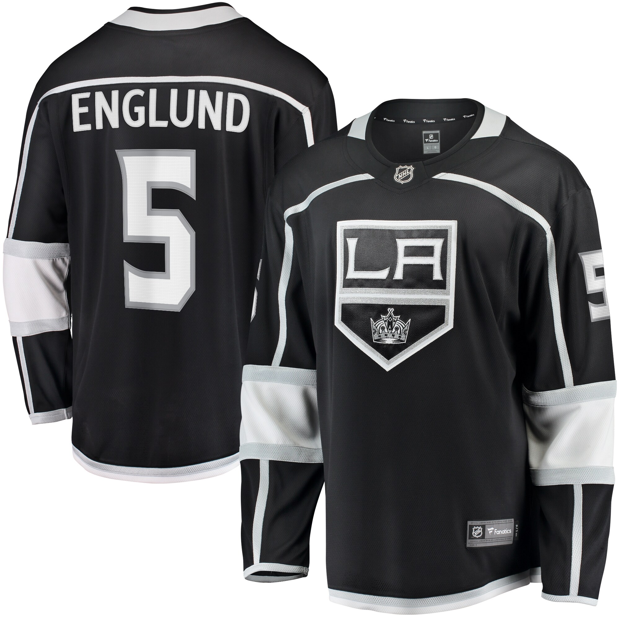 Men's Los Angeles Kings Andreas Englund Black Home Premier Breakaway Player Jersey