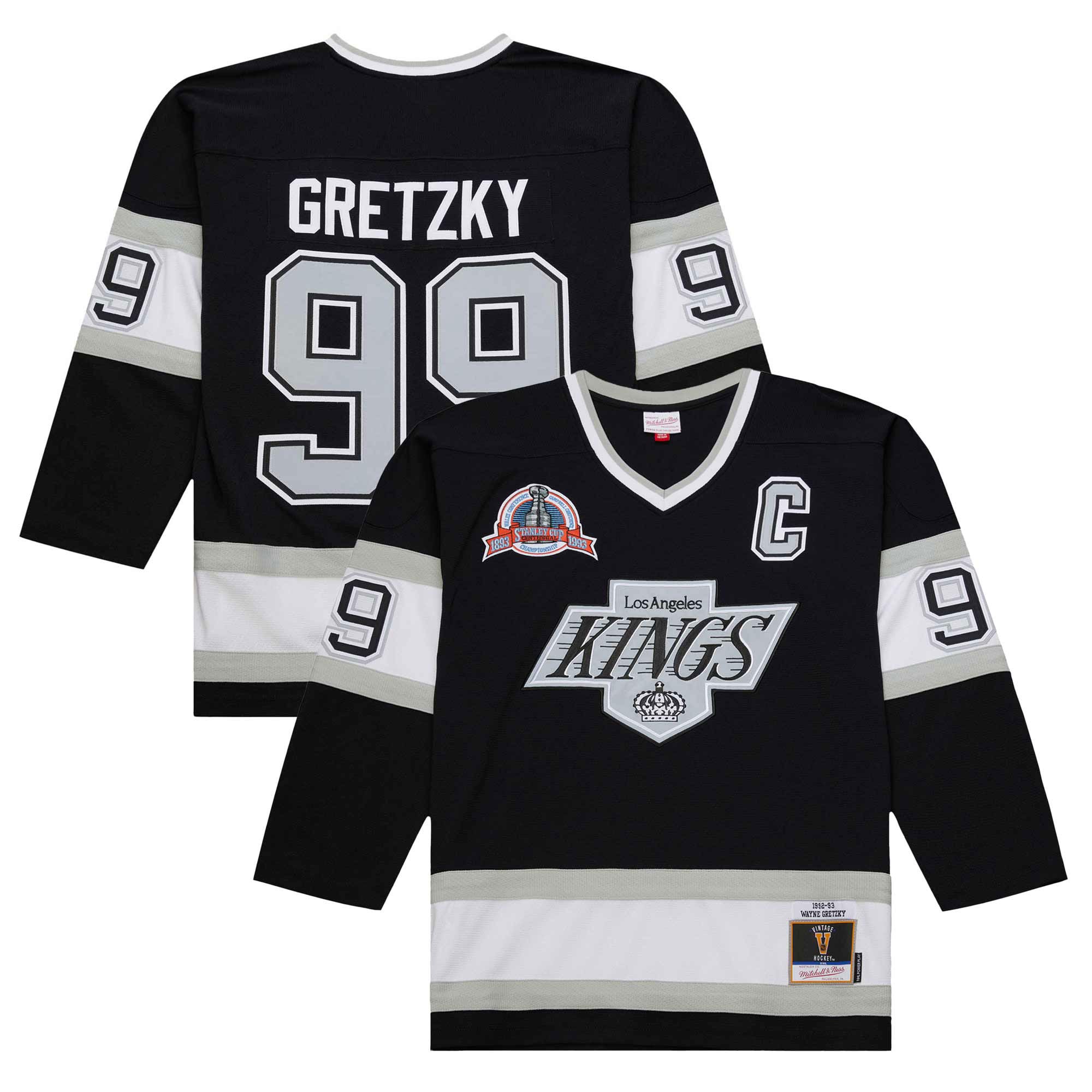 Men's Los Angeles Kings Wayne Gretzky Black 1992-93 Power Play Jersey
