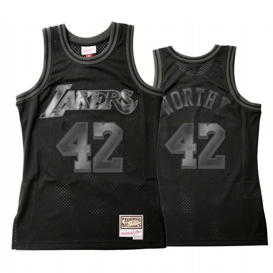 Men's Los Angeles Lakers James Worthy 42 Throwback Tonal Jersey