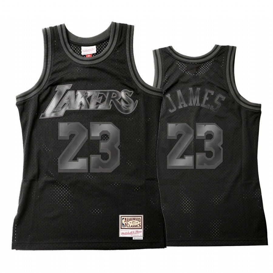 Men's Los Angeles Lakers Lebron James 23 Throwback Tonal Jersey