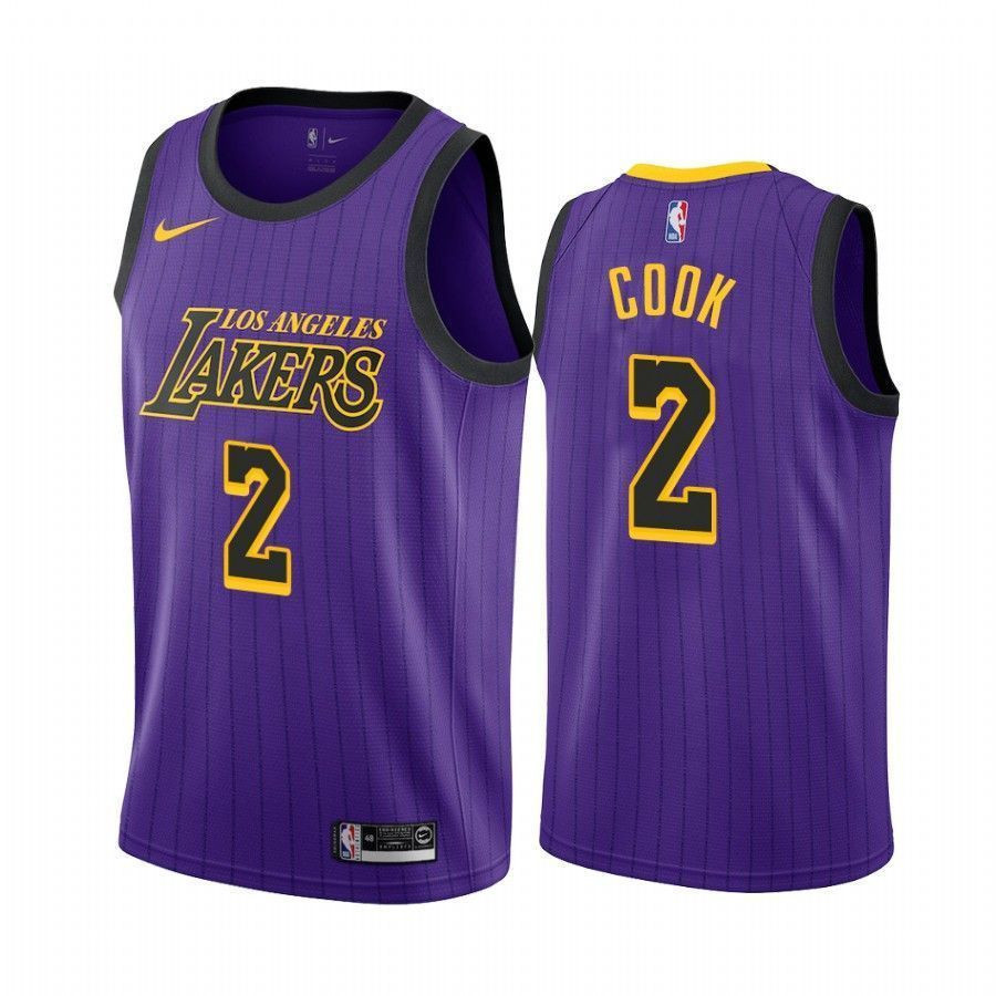 Men's Los Angeles Lakers Quinn Cook 2 City Men's Jersey