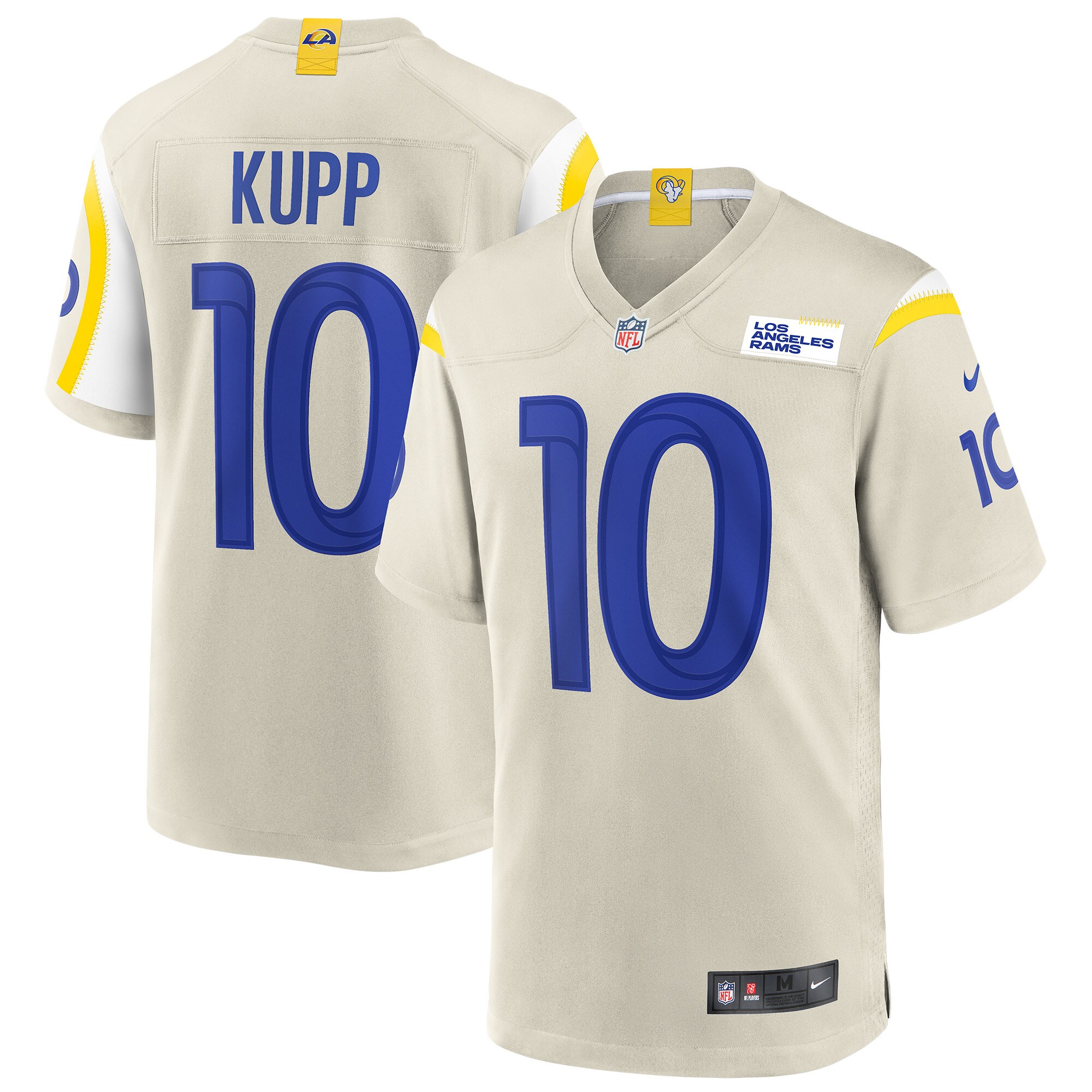 Men's Los Angeles Rams Cooper Kupp Bone Player Game Jersey Js2484