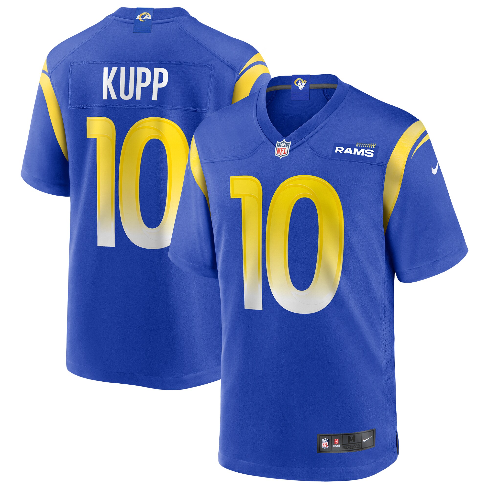 Men's Los Angeles Rams Cooper Kupp Royal Game Player Jersey Js4438