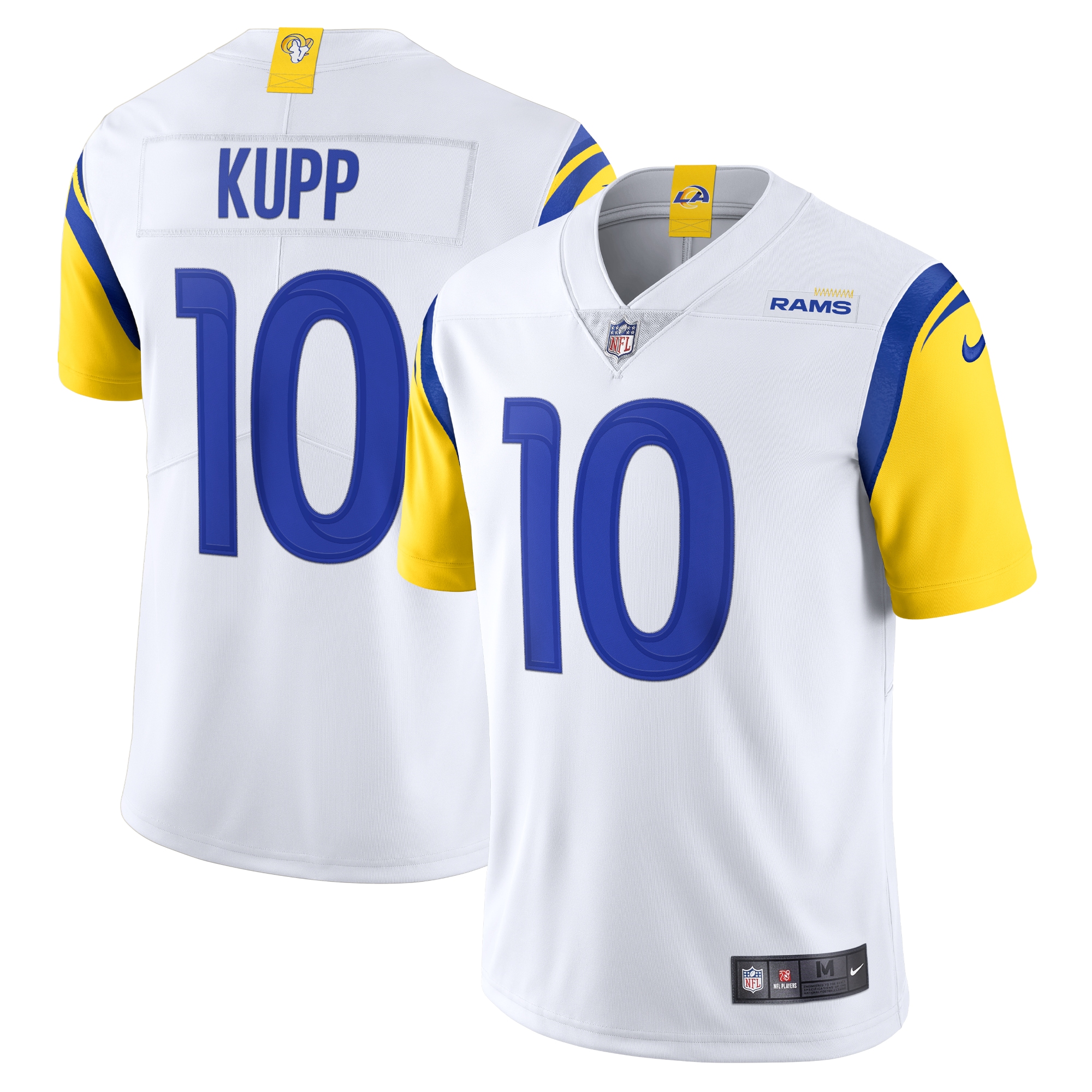 Men's Los Angeles Rams Cooper Kupp White Alternate Vapor Limited Jersey Js3857