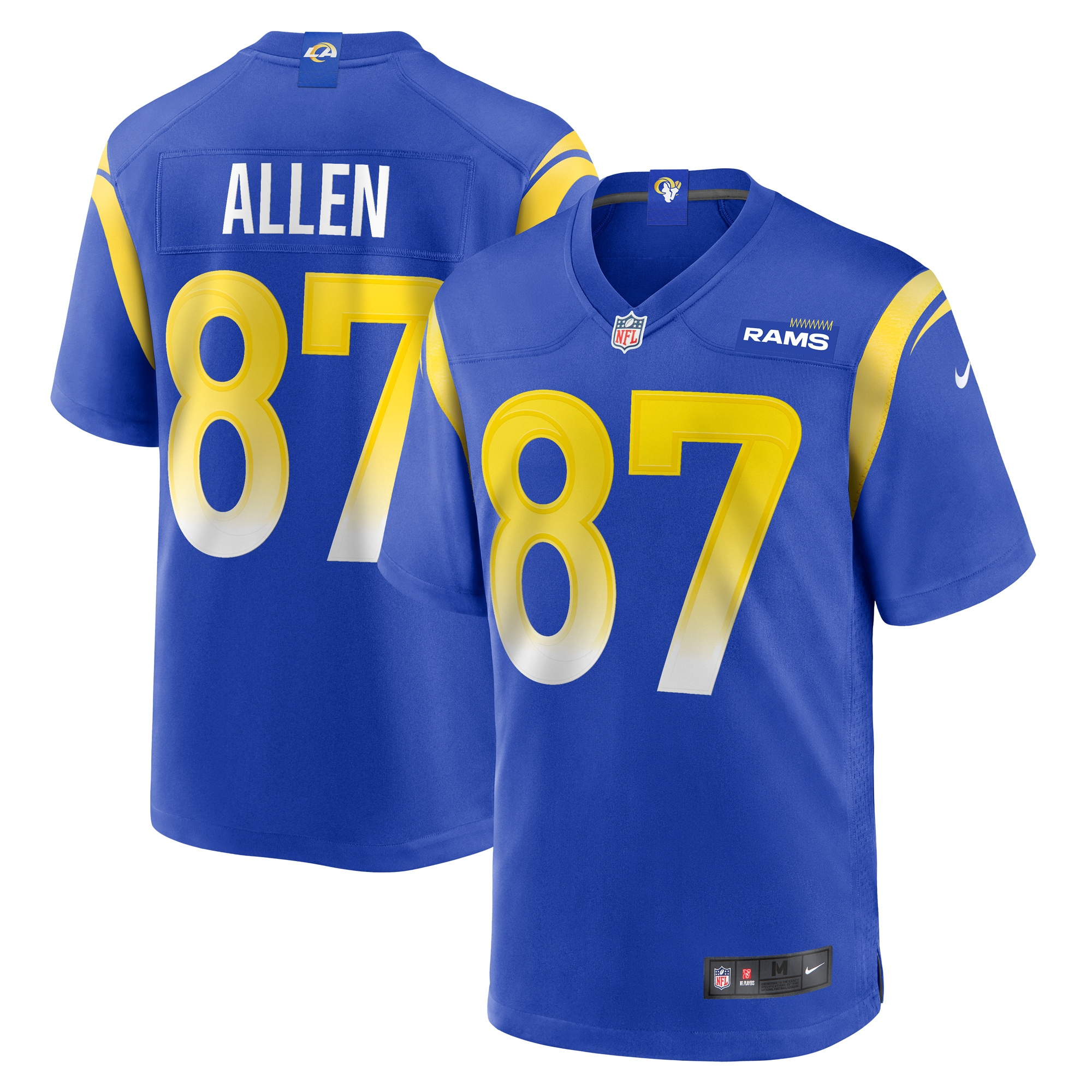 Men's Los Angeles Rams Davis Allen Royal Home Game Jersey Js9431