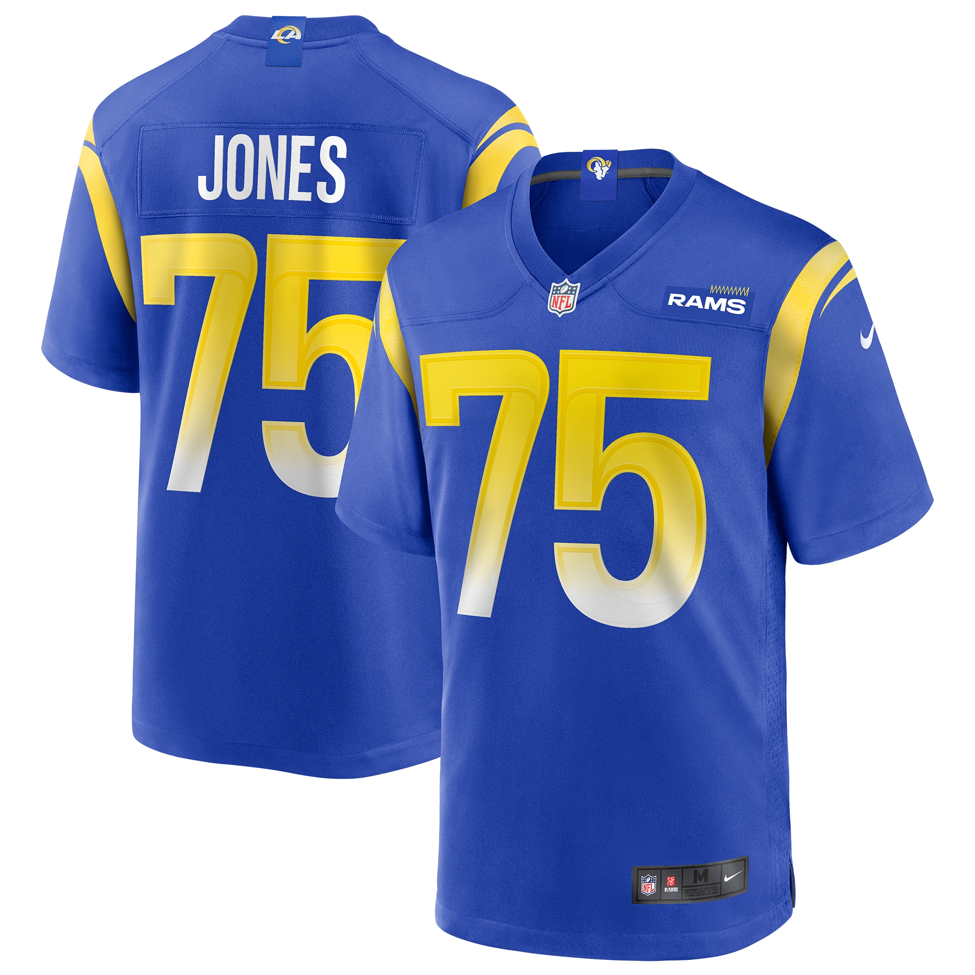 Men's Los Angeles Rams Deacon Jones Royal Game Retired Player Jersey Js9489
