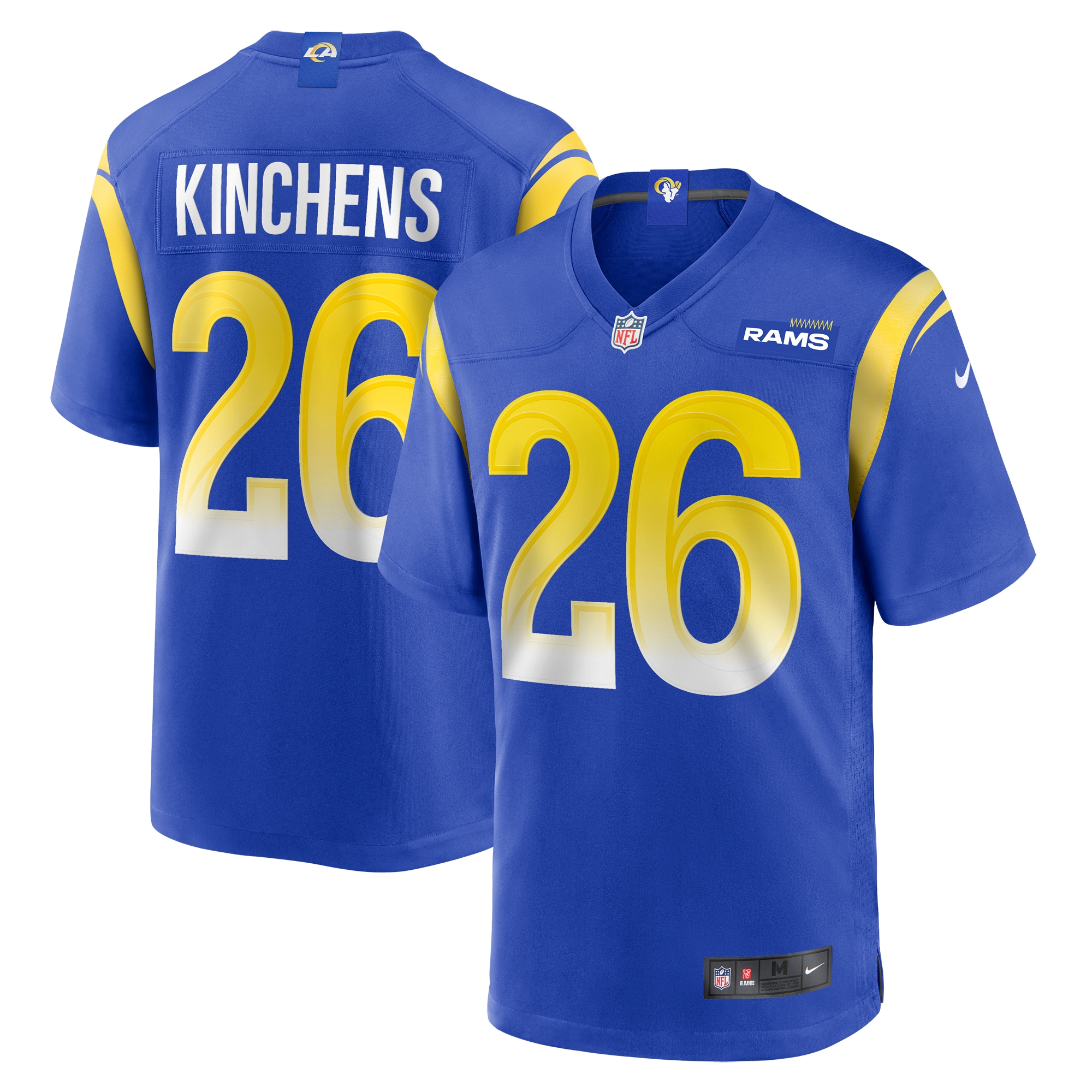 Men's Los Angeles Rams Kamren Kinchens Royal Team Game Jersey Js7010
