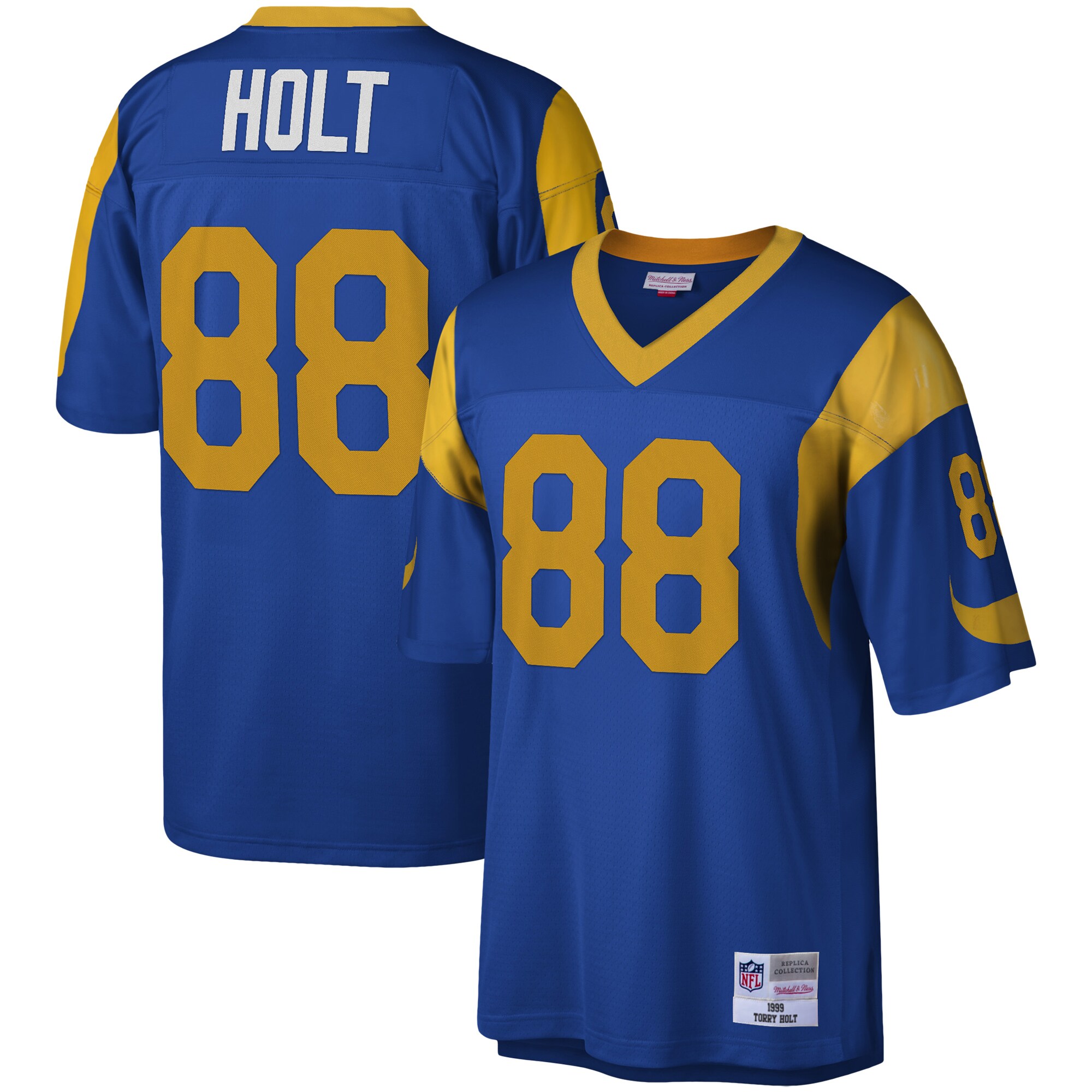 Men's Los Angeles Rams Torry Holt Mitchell & Ness Royal Legacy Jersey Js3362