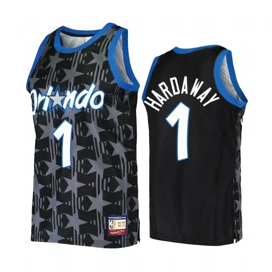 Men's Magic Penny Hardaway 1 Hardwood Classics Retired Player Jersey