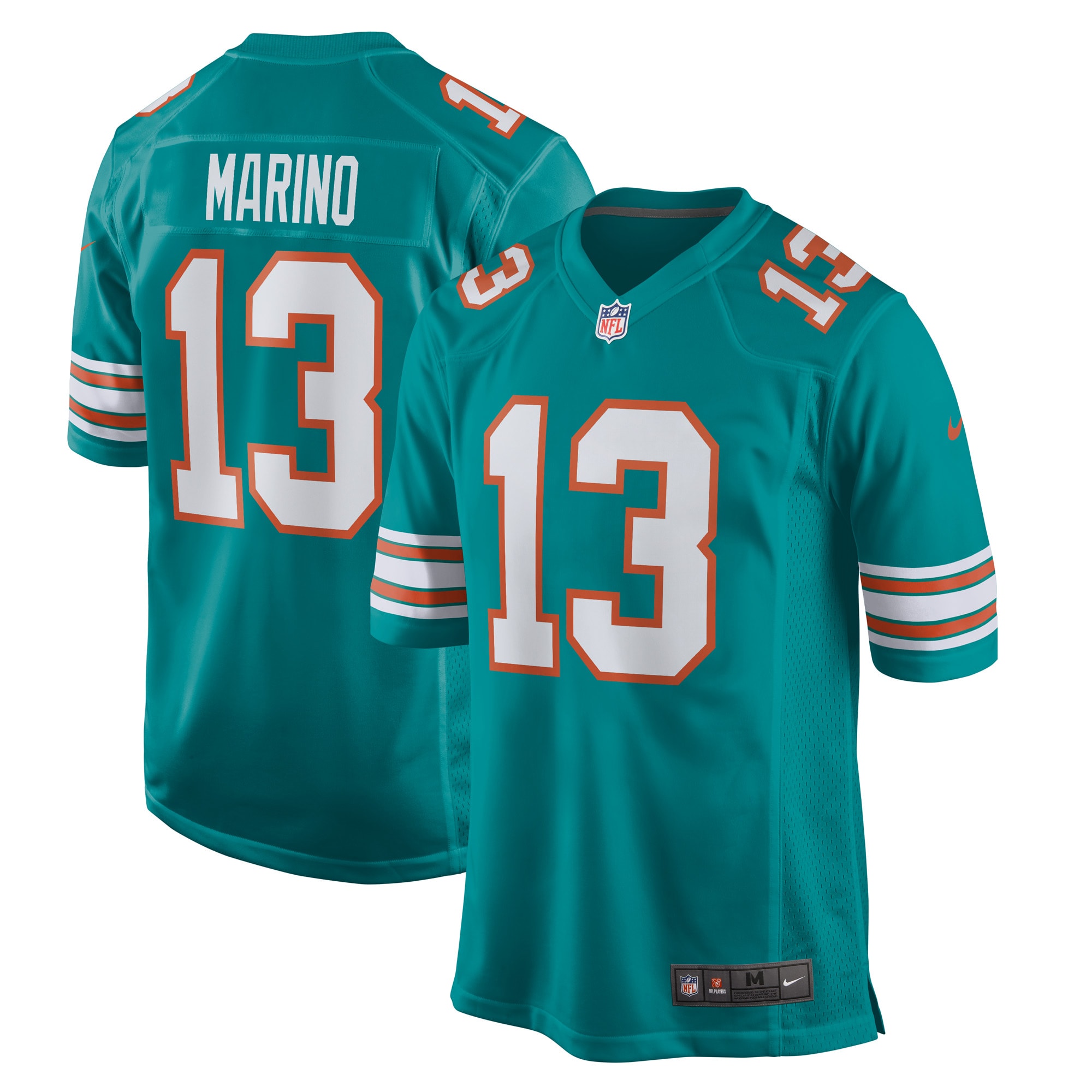 Men's Miami Dolphins Dan Marino Aqua Retired Player Jersey Js9285