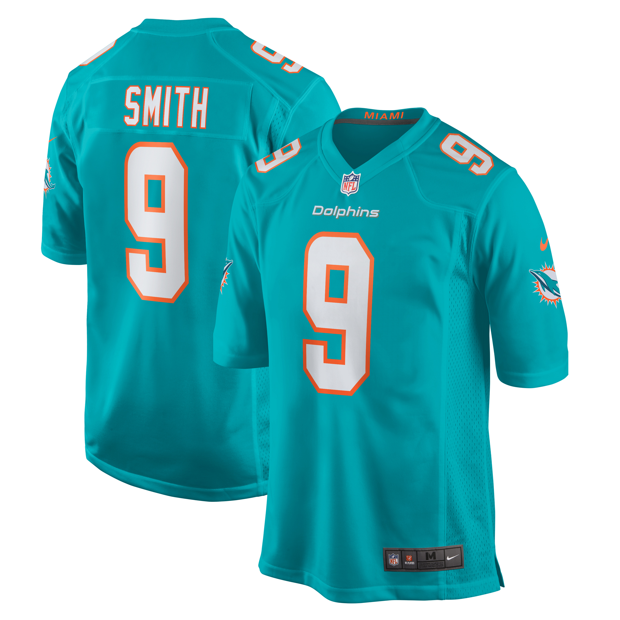 Men's Miami Dolphins Jonnu Smith Aqua Game Jersey Js1260