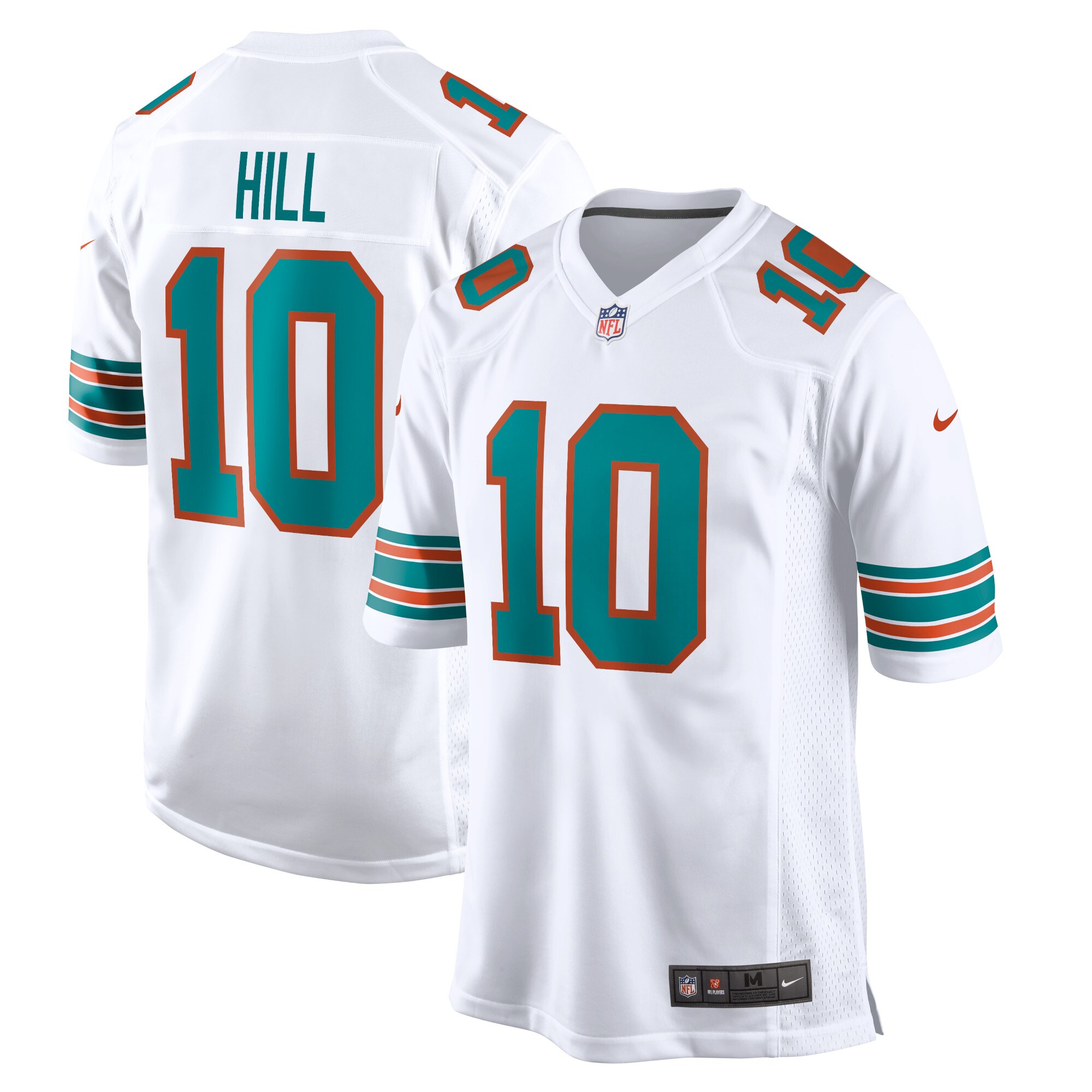 Men's Miami Dolphins Tyreek Hill White Alternate Game Jersey Js7611