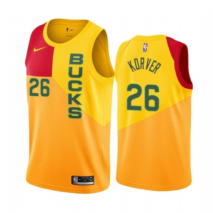 Men's Milwaukee Bucks Kyle Korver 26 City Men's Jersey