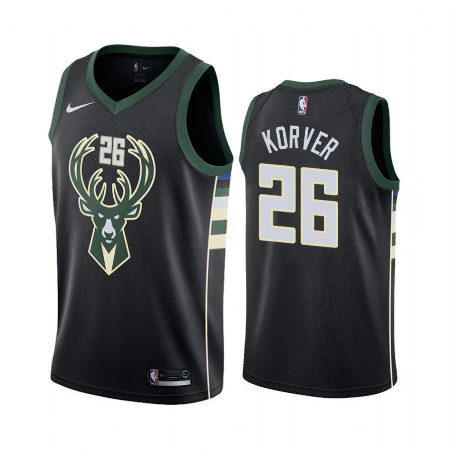 Men's Milwaukee Bucks Kyle Korver 26 Statet Jersey