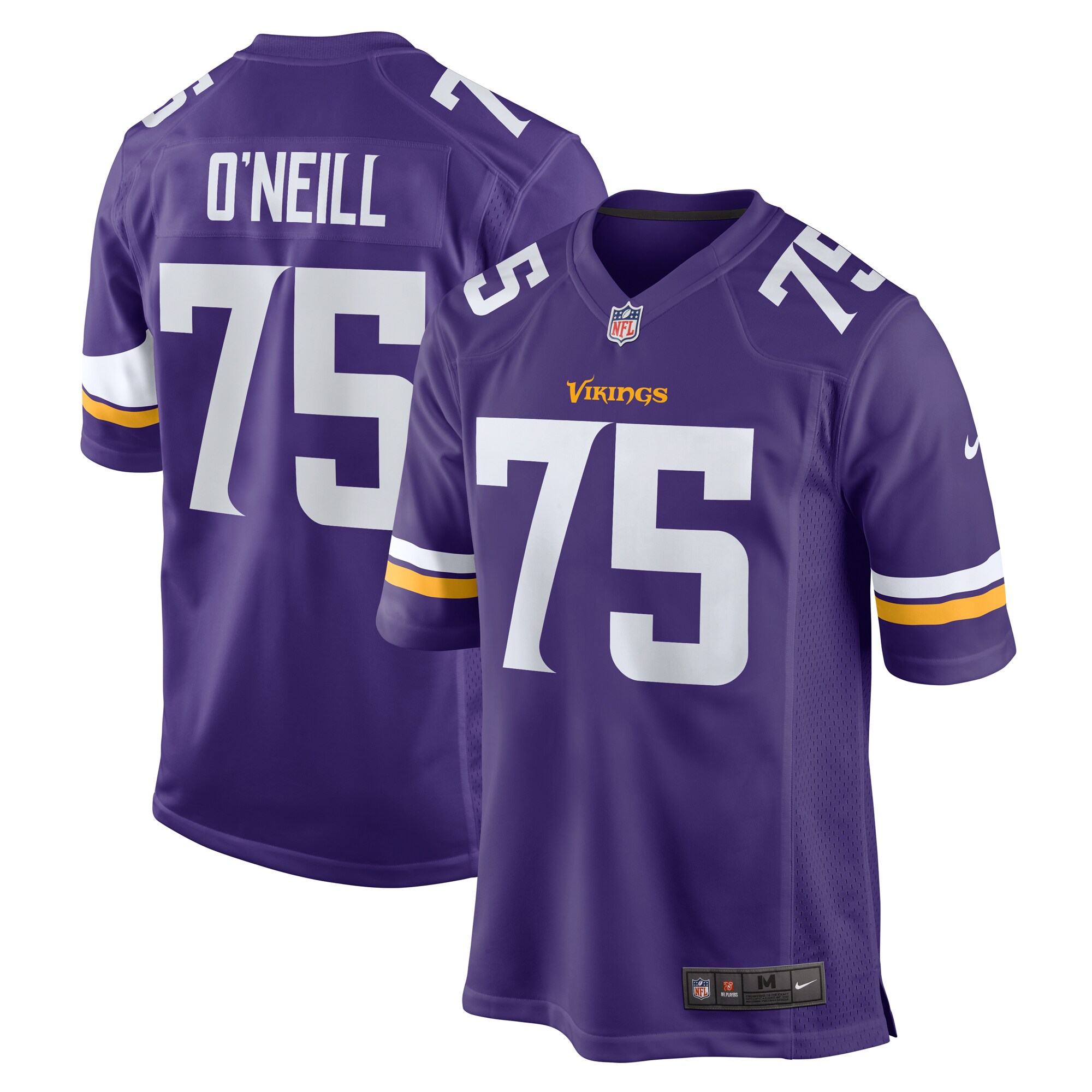 Men's Minnesota Vikings Brian O'neill Purple Game Jersey Js4510