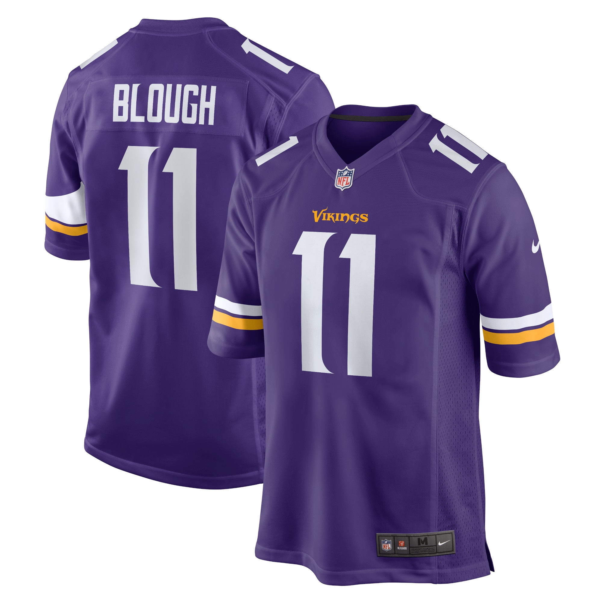 Men's Minnesota Vikings David Blough Purple Home Game Player Jersey Js7827