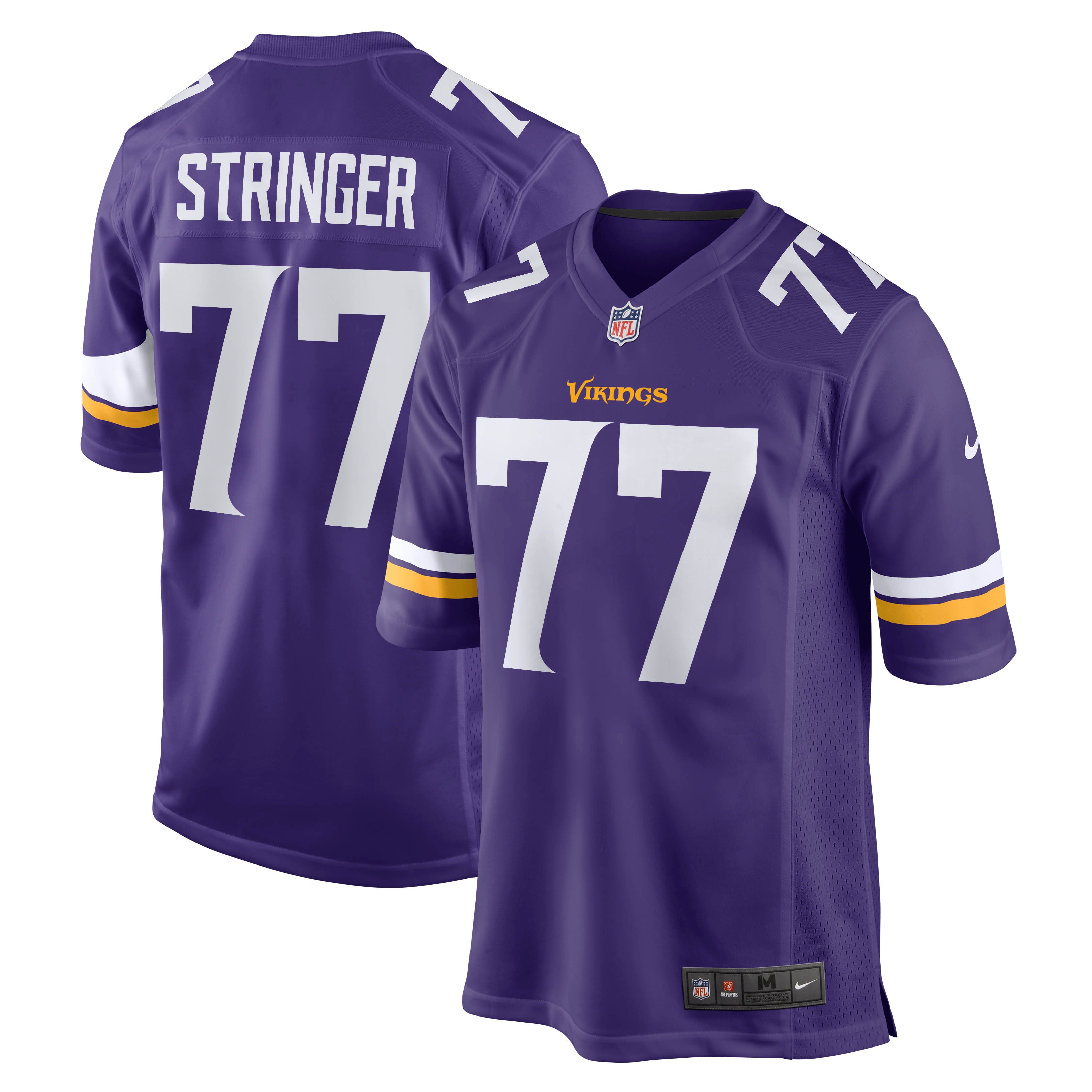Men's Minnesota Vikings Korey Stringer Purple Retired Player Jersey Js5615