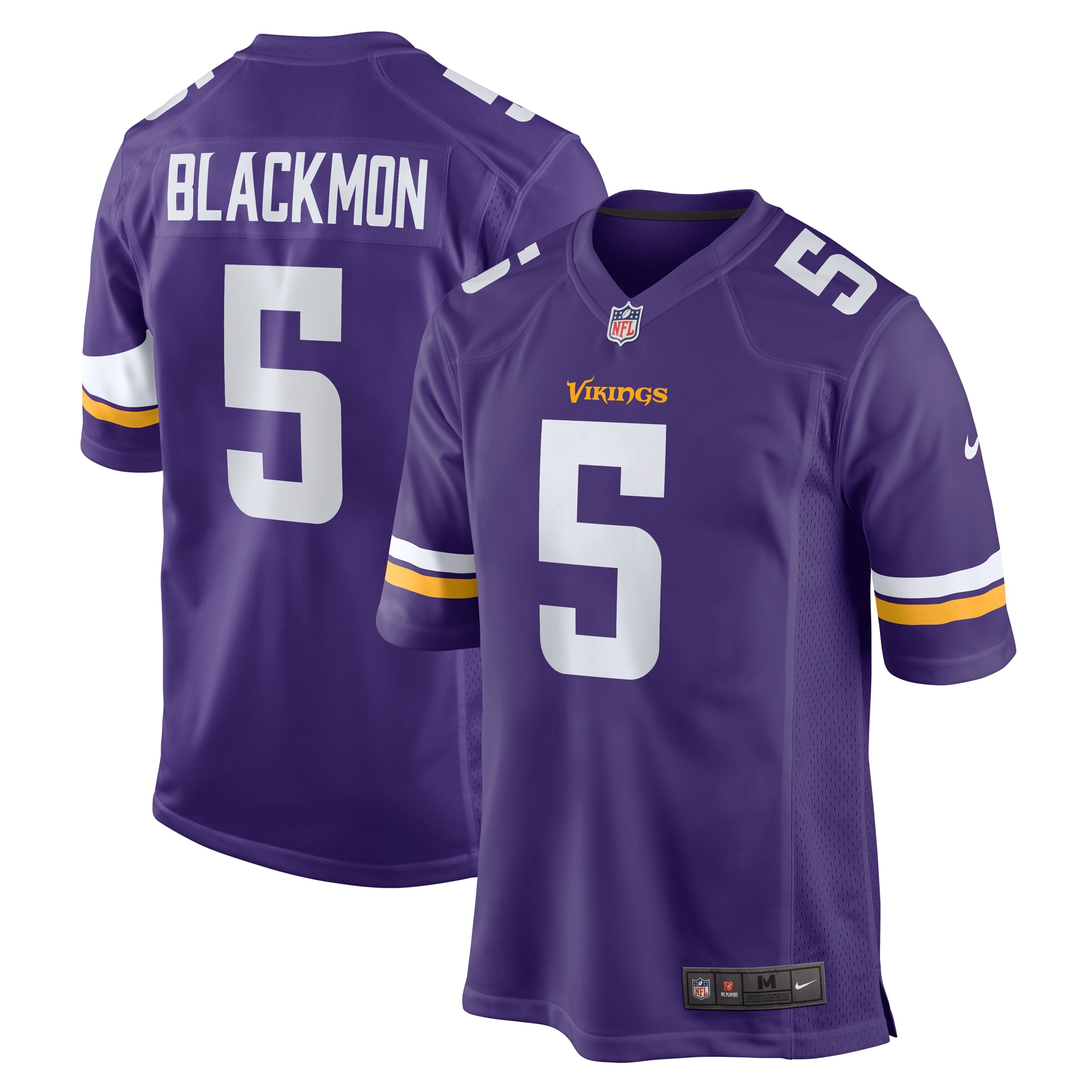 Men's Minnesota Vikings Mekhi Blackmon Purple Game Jersey Js2263