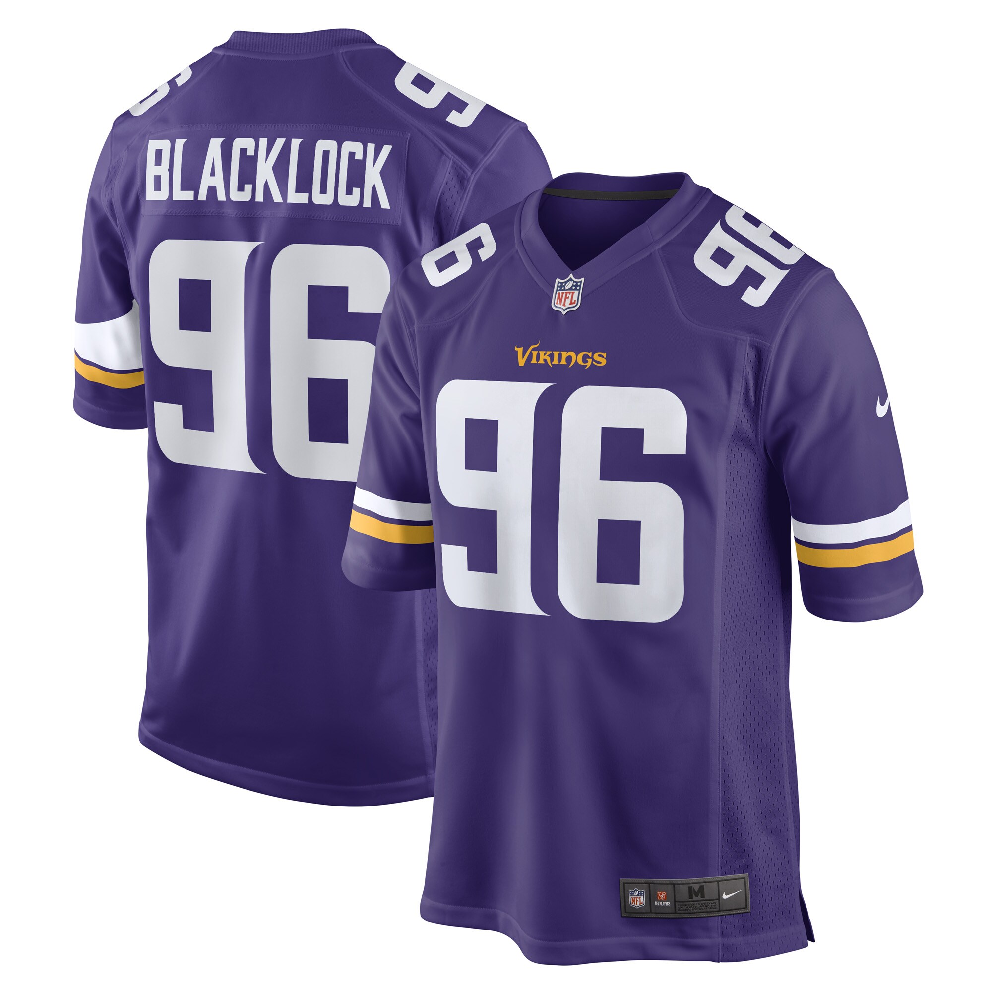 Men's Minnesota Vikings Ross Blacklock Purple Game Player Jersey Js5989