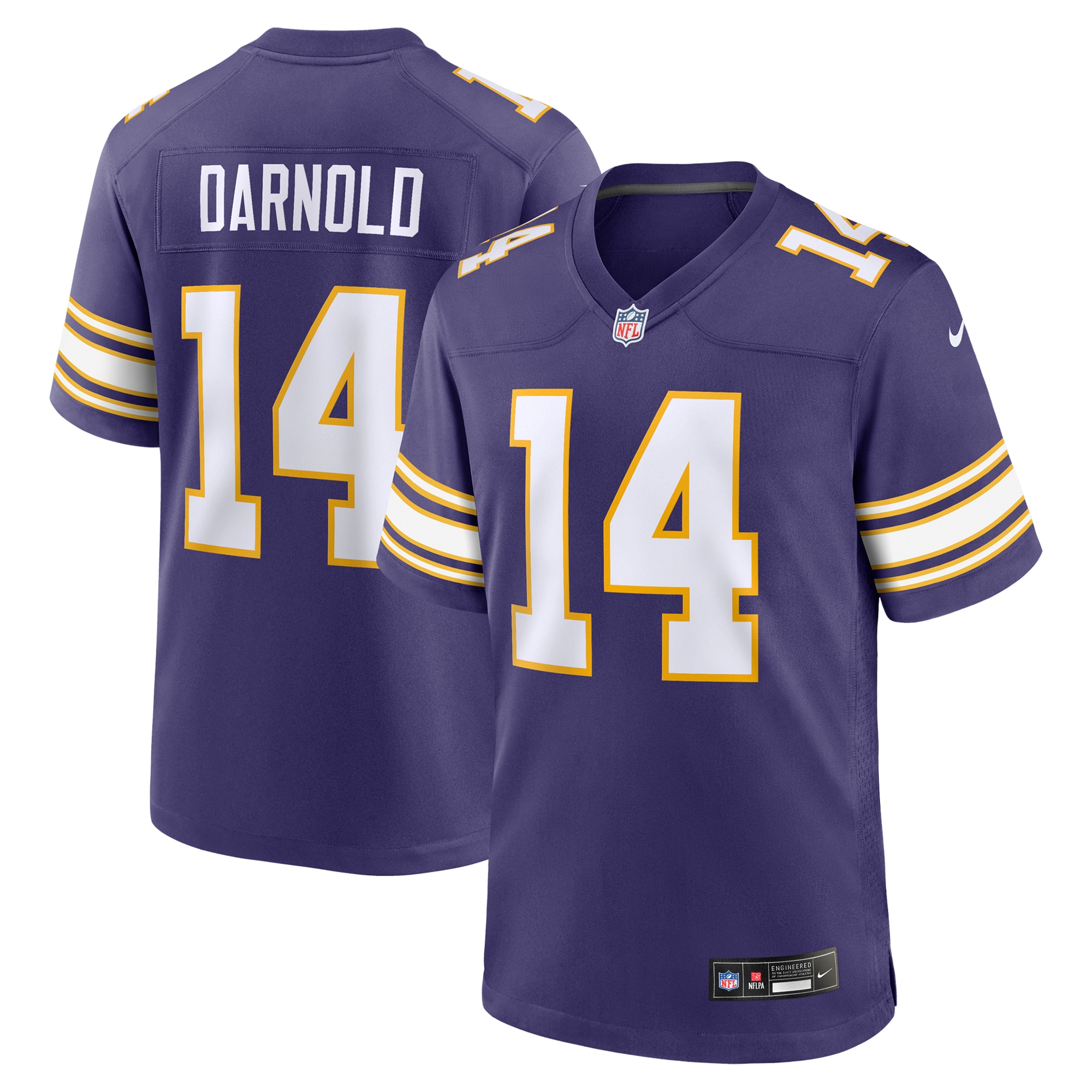 Men's Minnesota Vikings Sam Darnold Purple Alternate Game Jersey Js1791