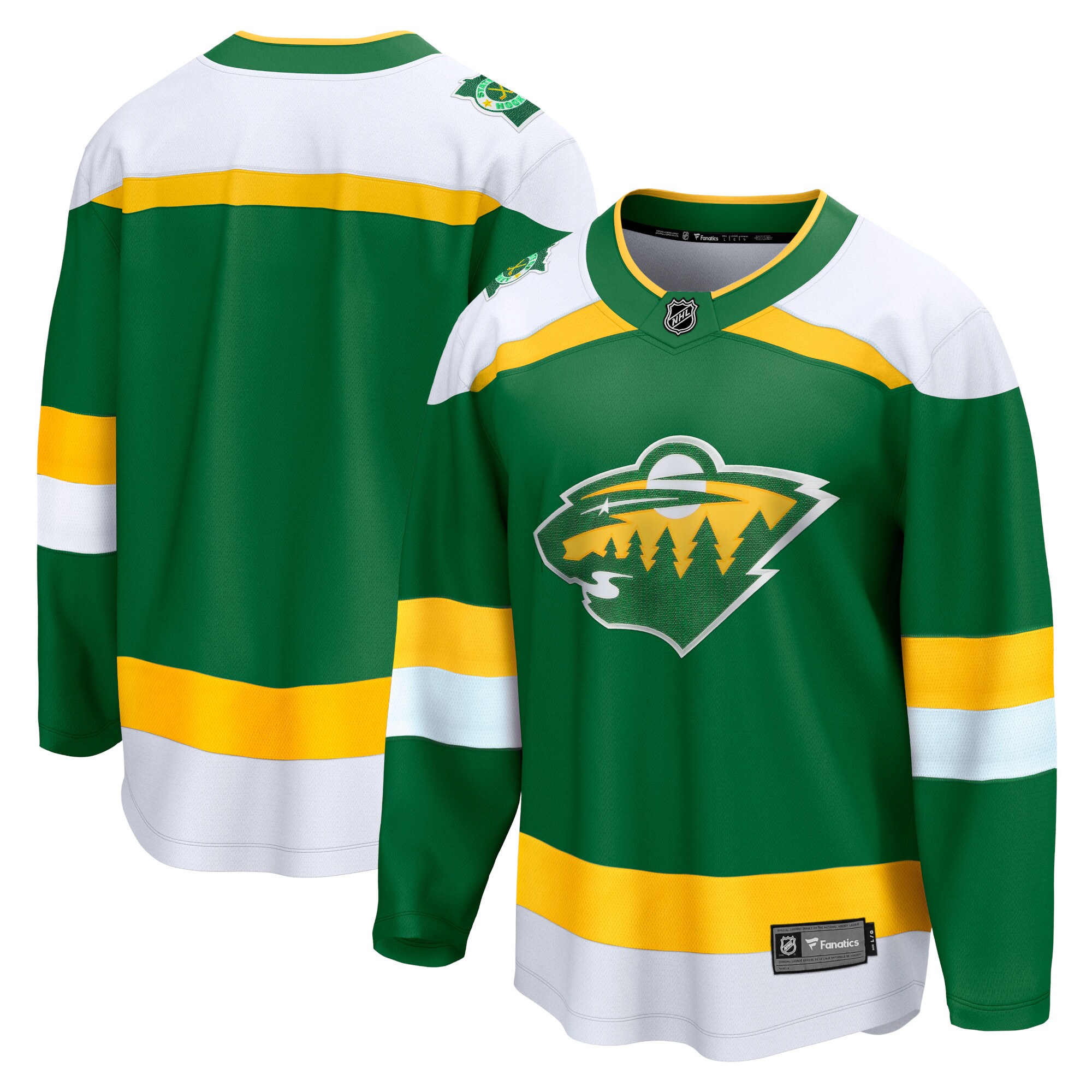 Men's Minnesota Wild Green Alternate Premier Breakaway Jersey