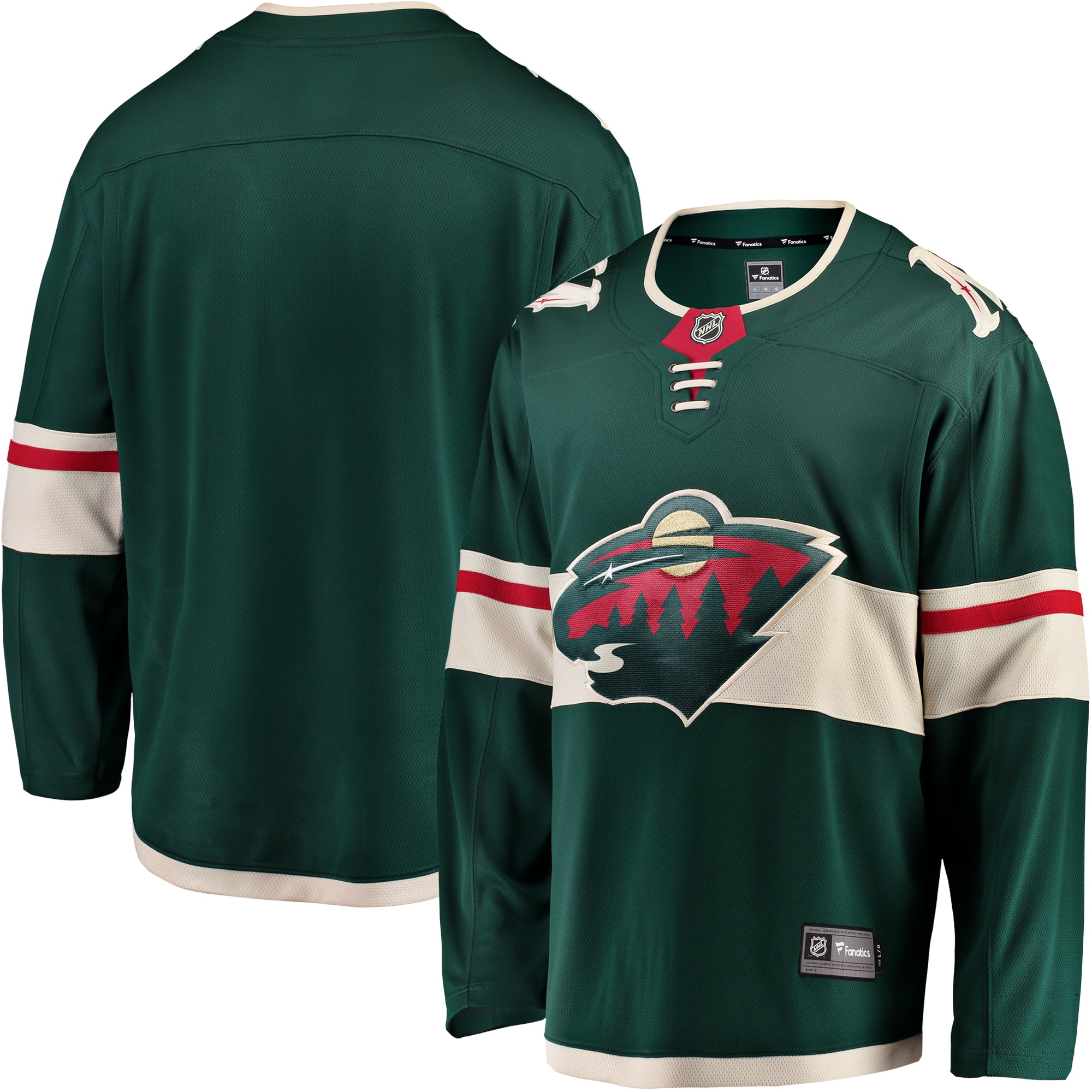 Men's Minnesota Wild Green Breakaway Home Jersey