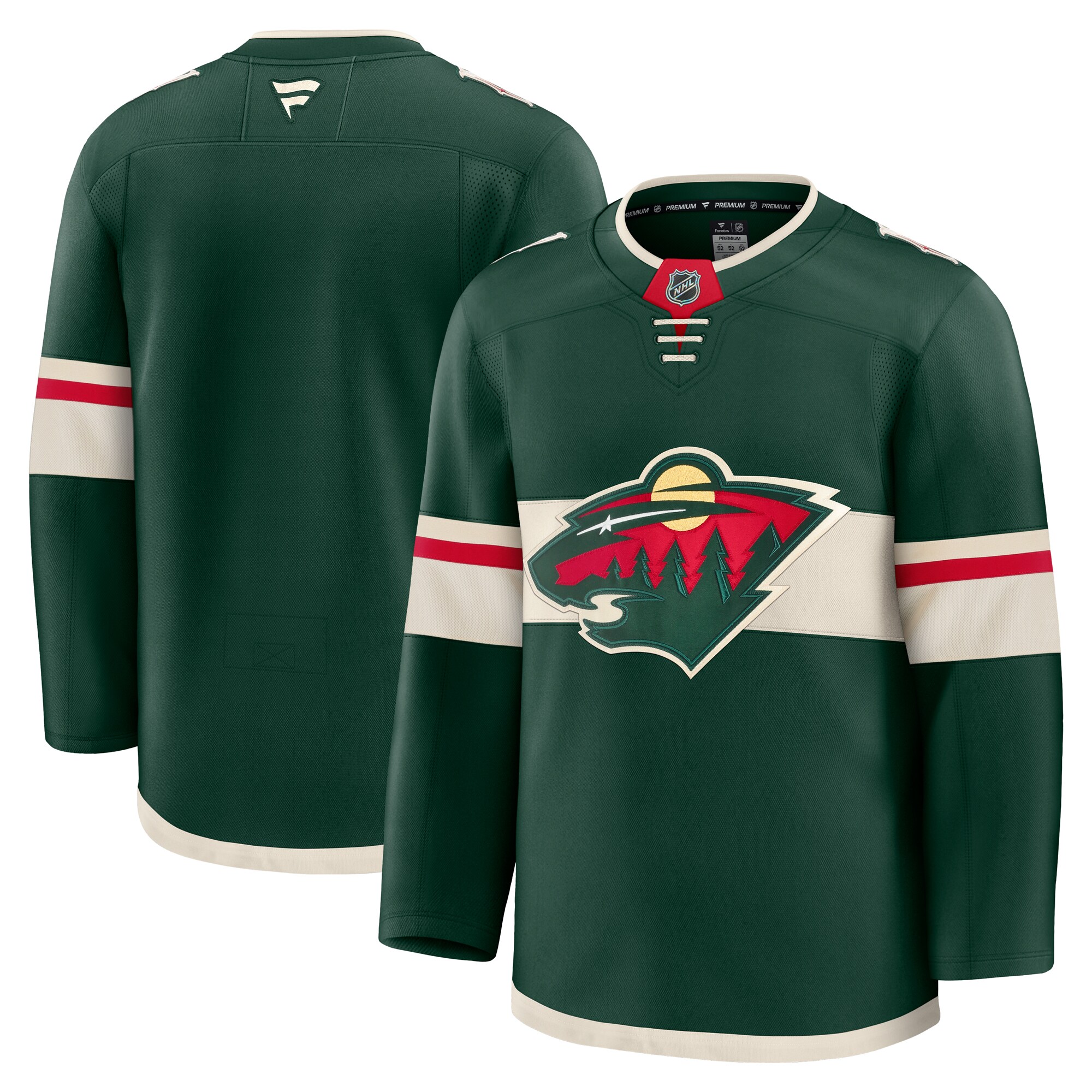 Men's Minnesota Wild Green Home Premium Jersey