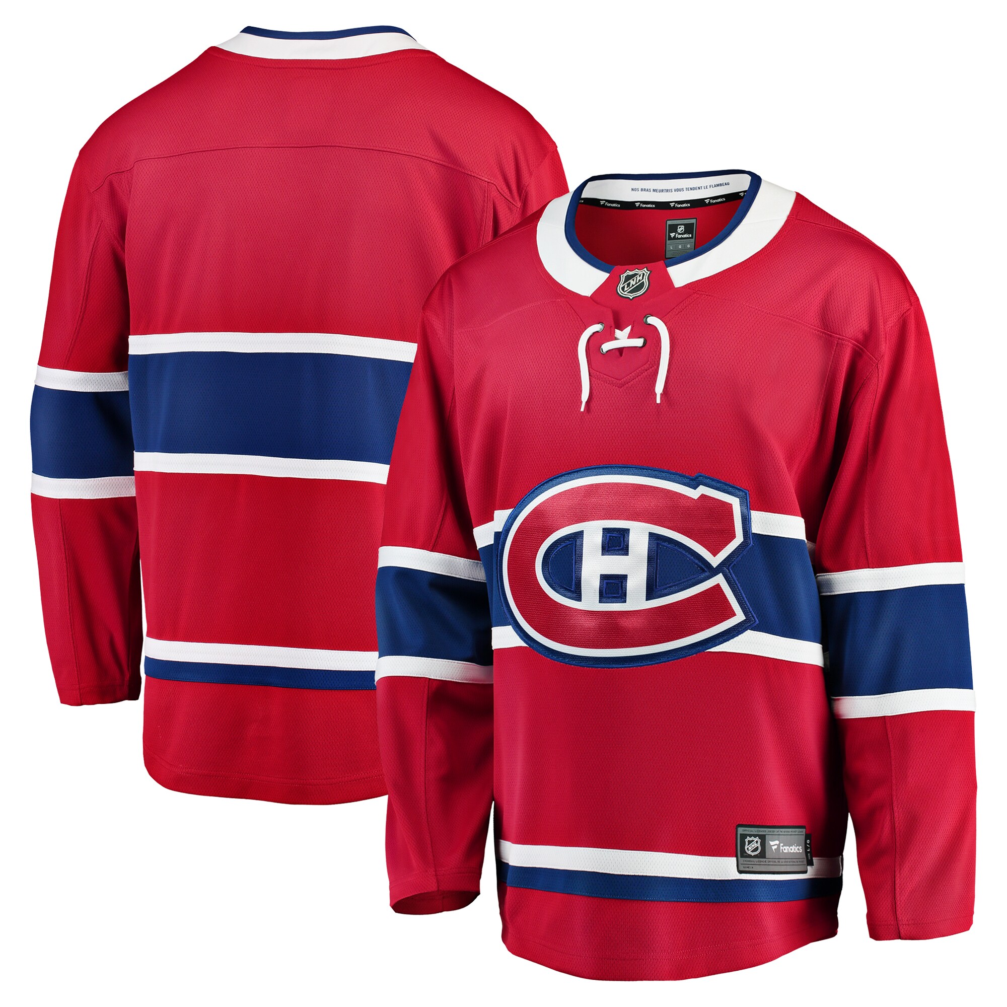Men's Montreal Canadiens Red Breakaway Home Jersey