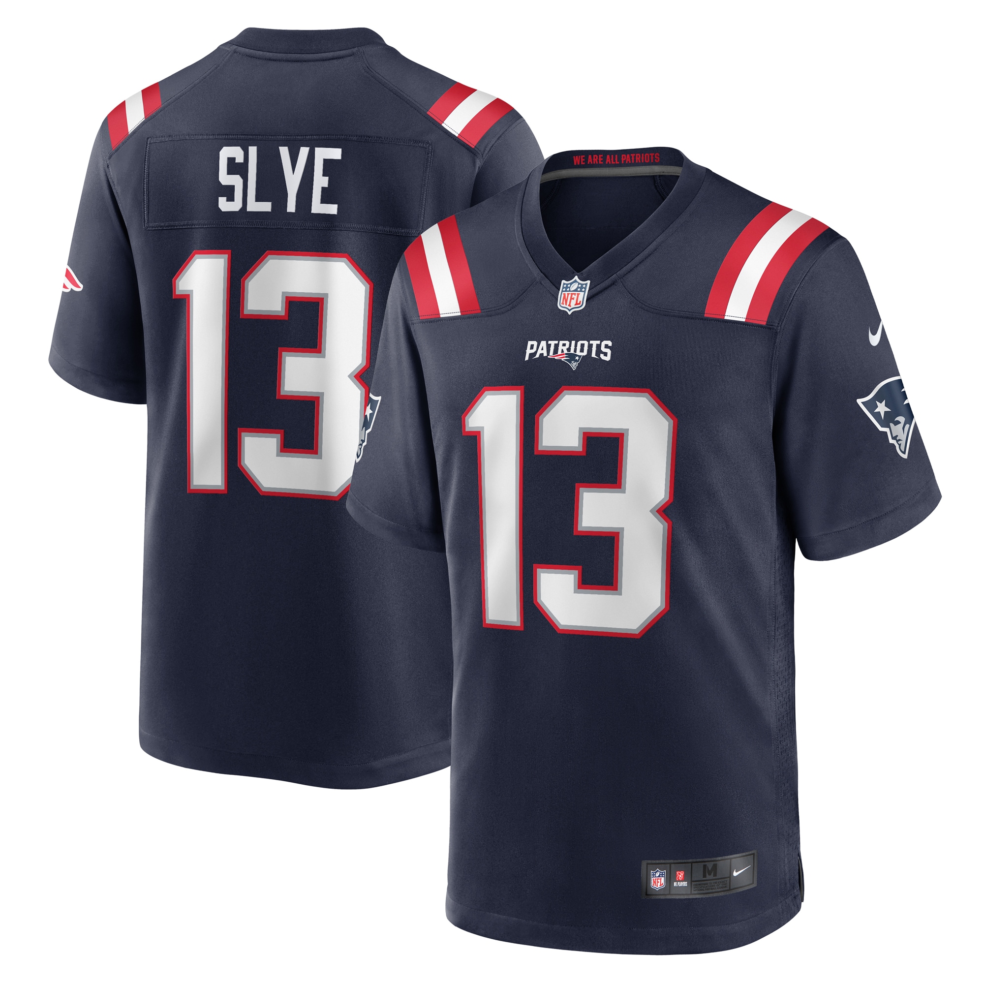 Men's New England Patriots Joey Slye Navy Game Jersey Js1921
